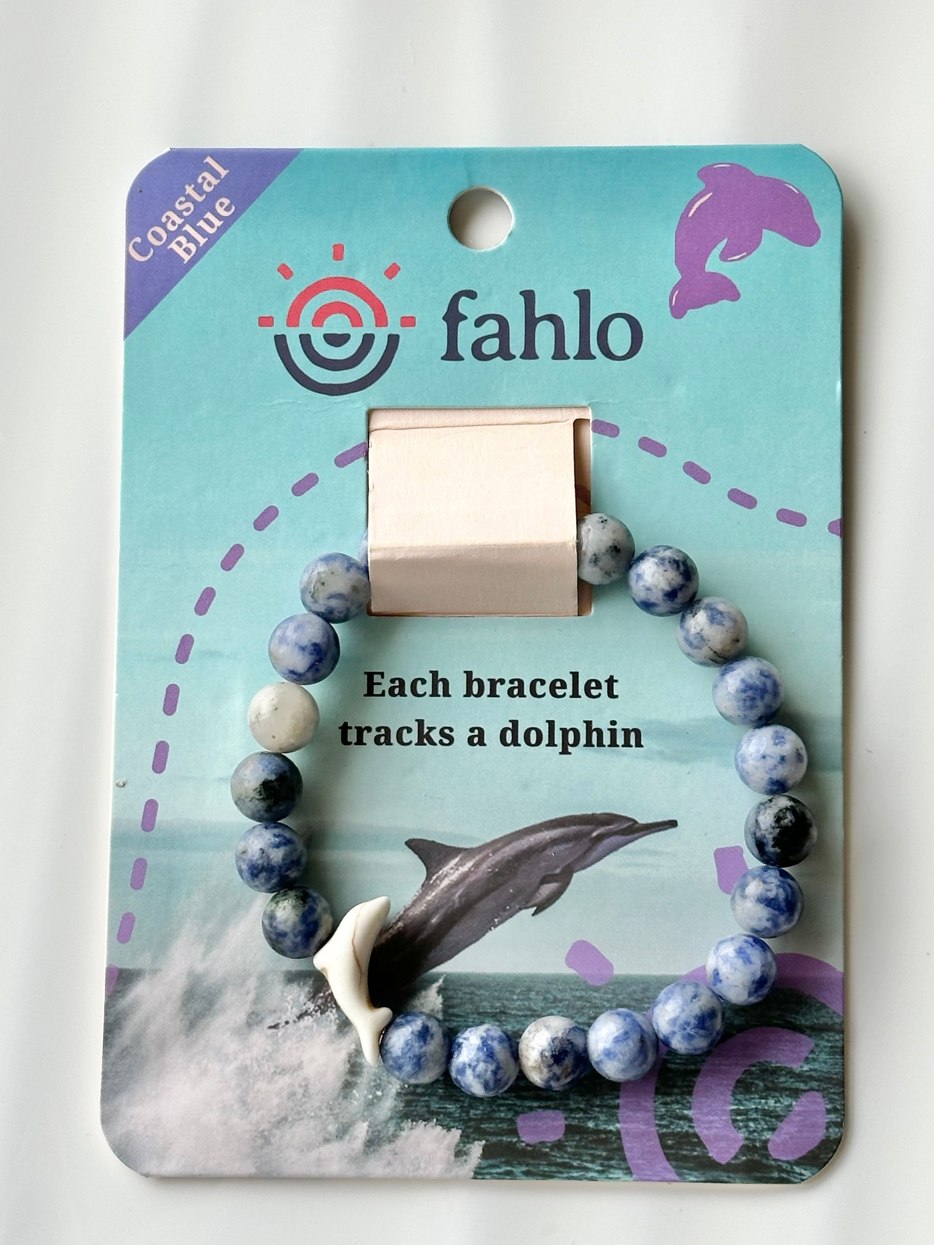 Dolphin Tracker Bracelet ODYSSEY-Coastal Blue