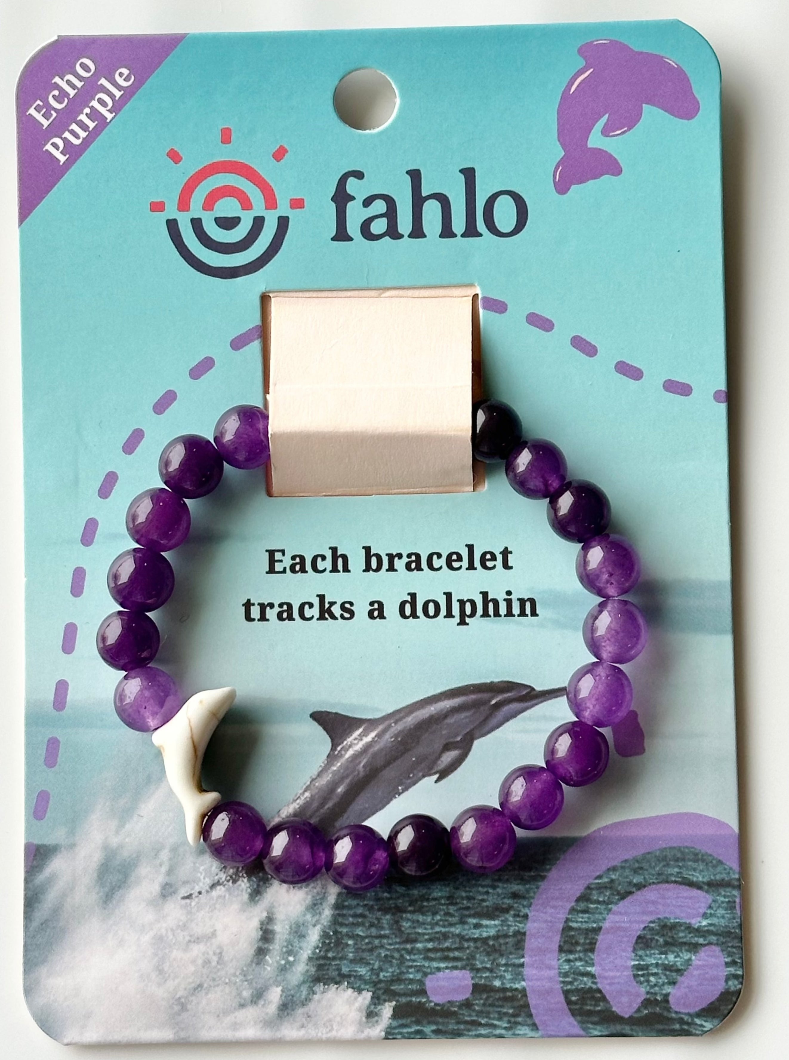 Dolphin Tracker Bracelet ODYSSEY-Echo Purple
