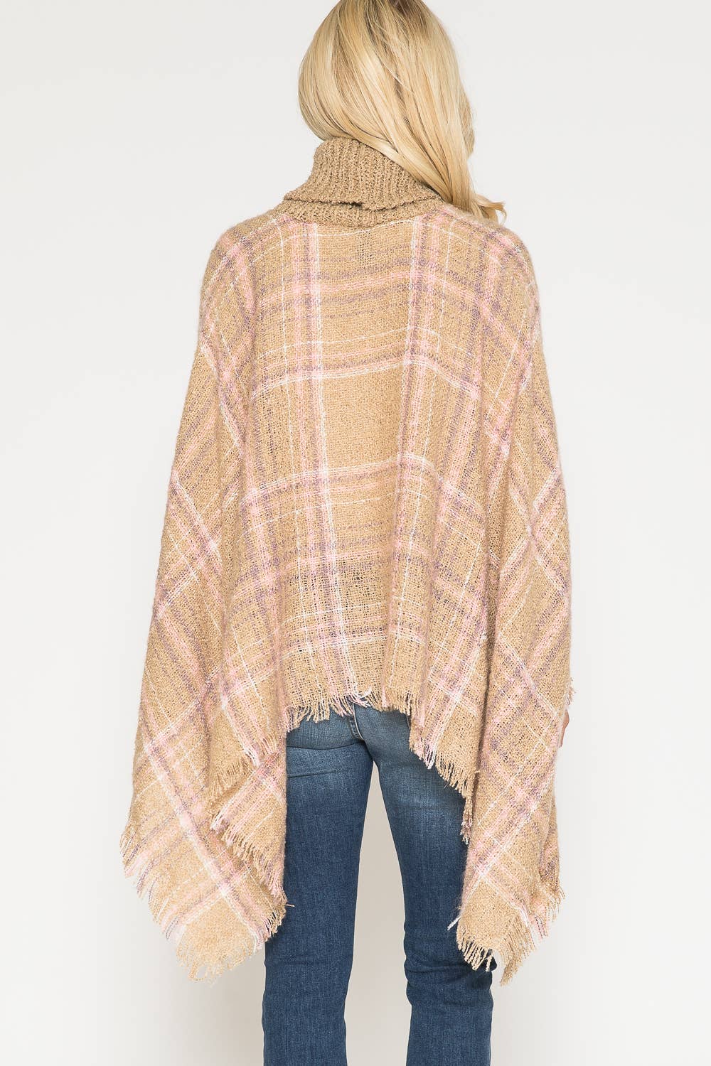 Knit Poncho Coverup