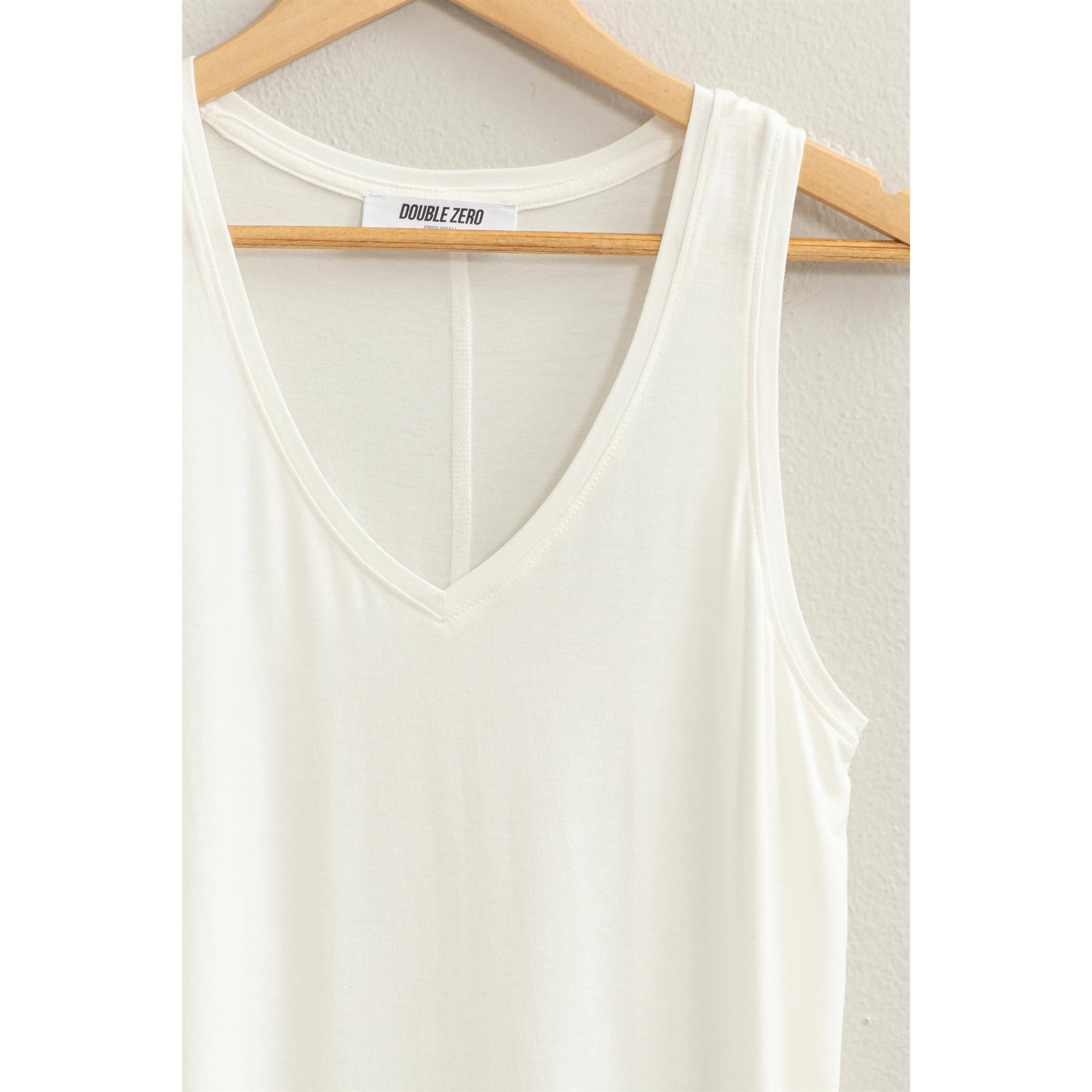 V-Neck Tank Top IVORY