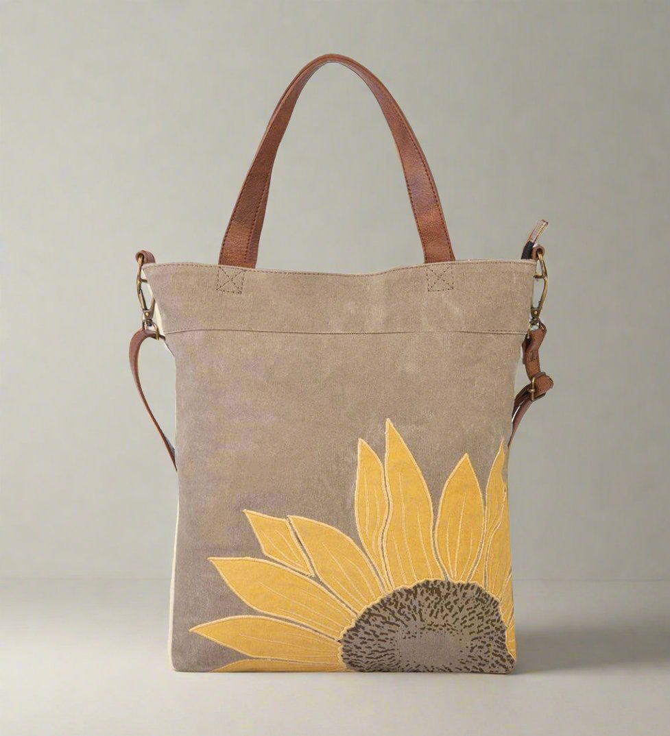 Sunny Up-Cycled Canvas Convertible Bag