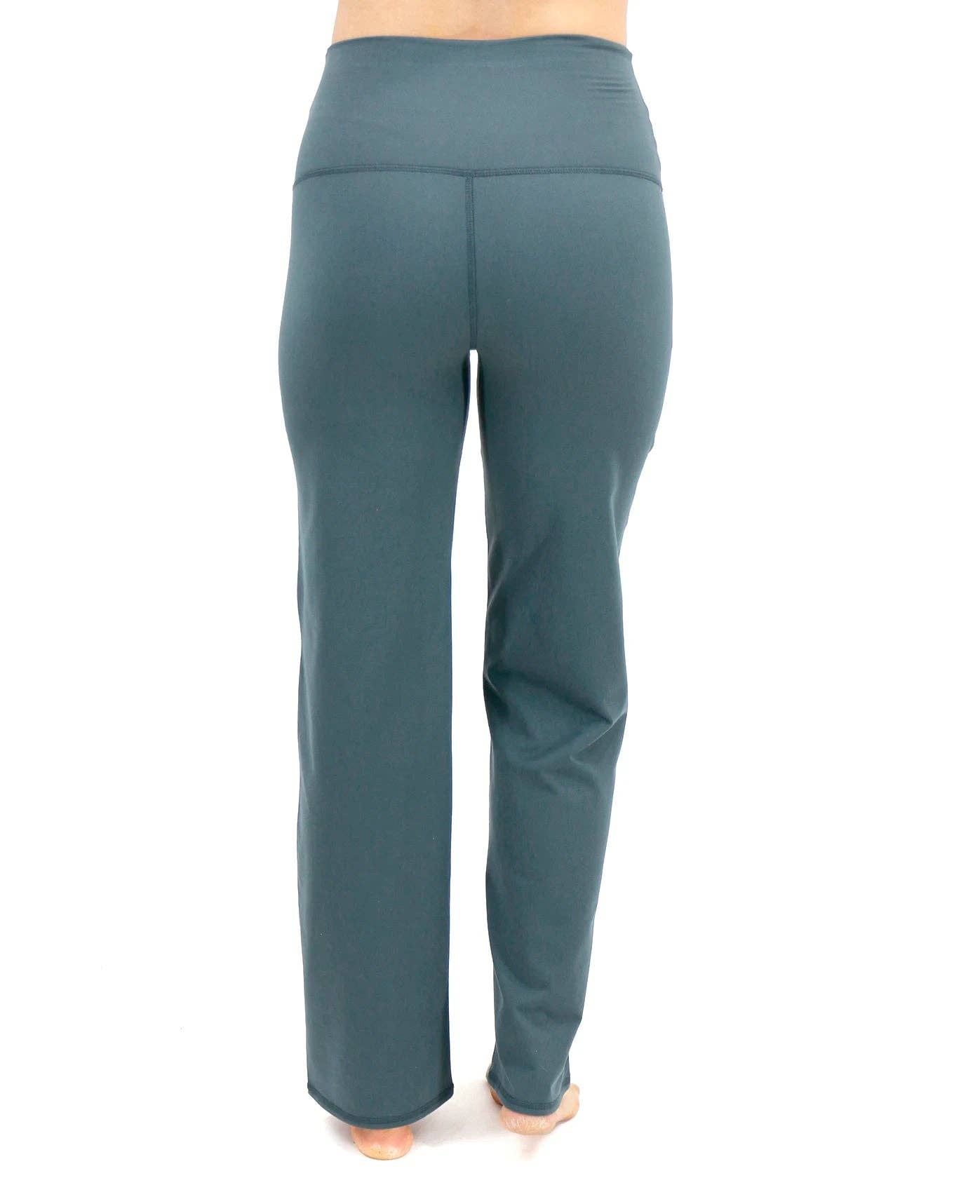 Fleece Lined Straight Leg Lounge Pants SPRUCE GREEN