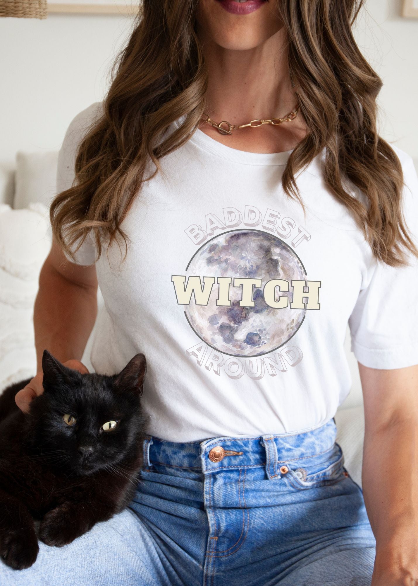 Baddest Witch Around Unisex t-shirt