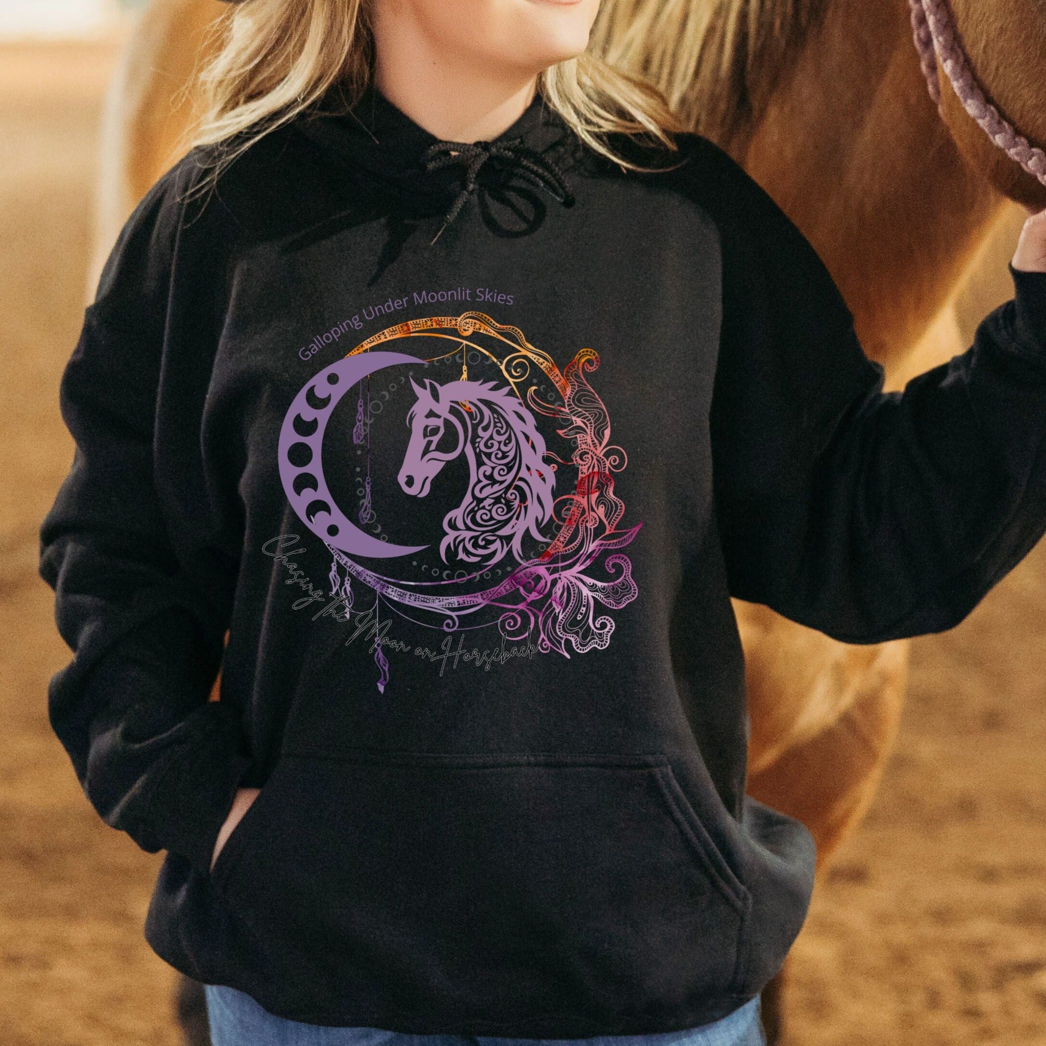 Copper Foal "Chasing The Moon" Unisex Hoodie