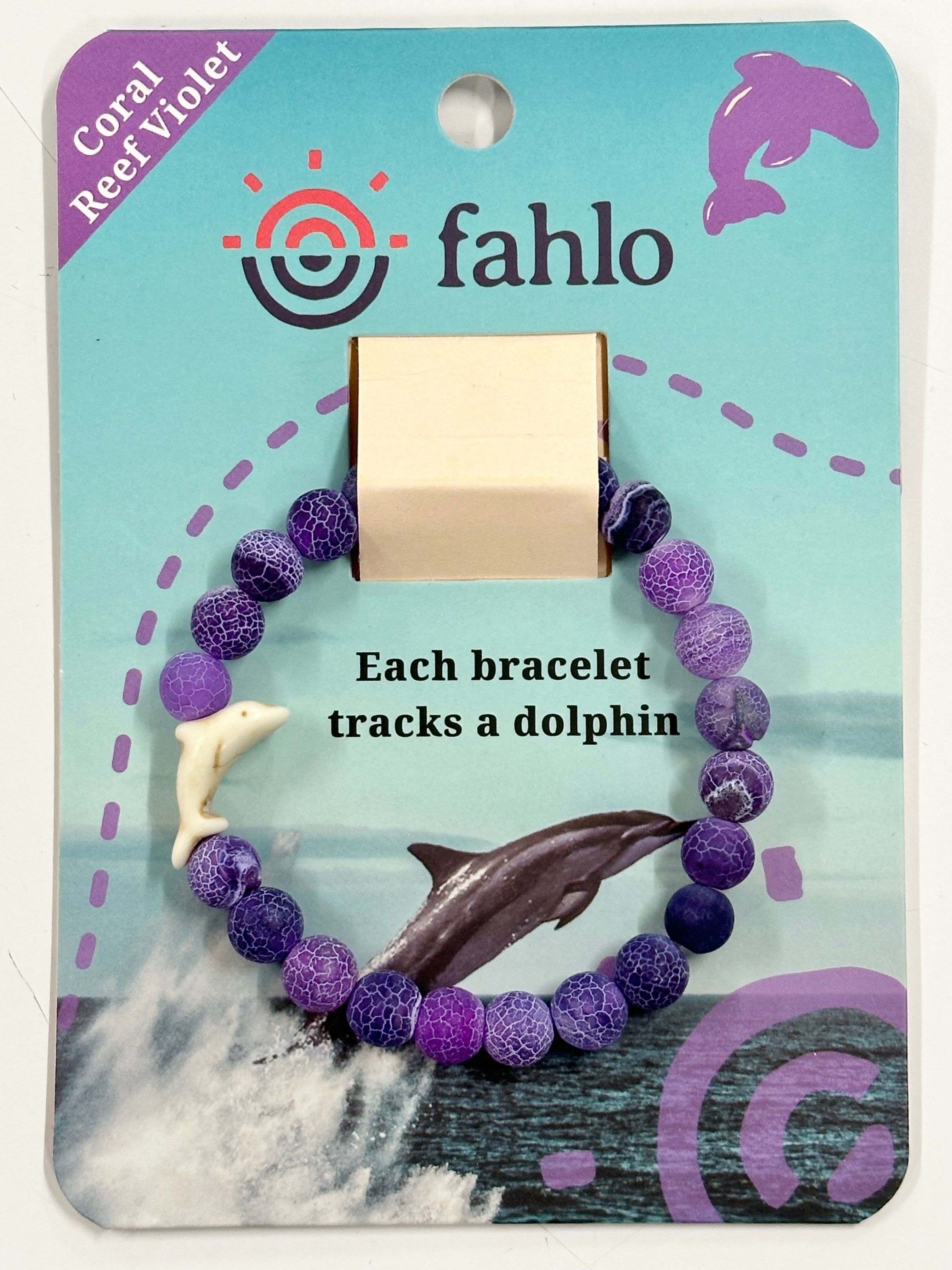 Dolphin Tracker Bracelet ODYSSEY-Coral Reef Violet