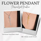 Eternal Bloom Name Pendant Necklace - Birth Flowers