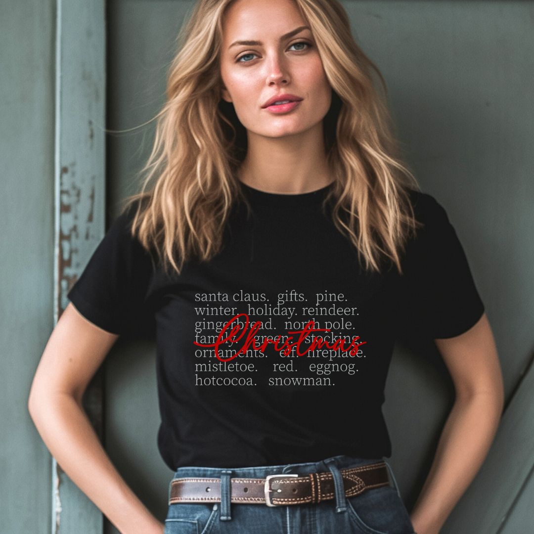 Favorite Christmas Things Unisex t-shirt