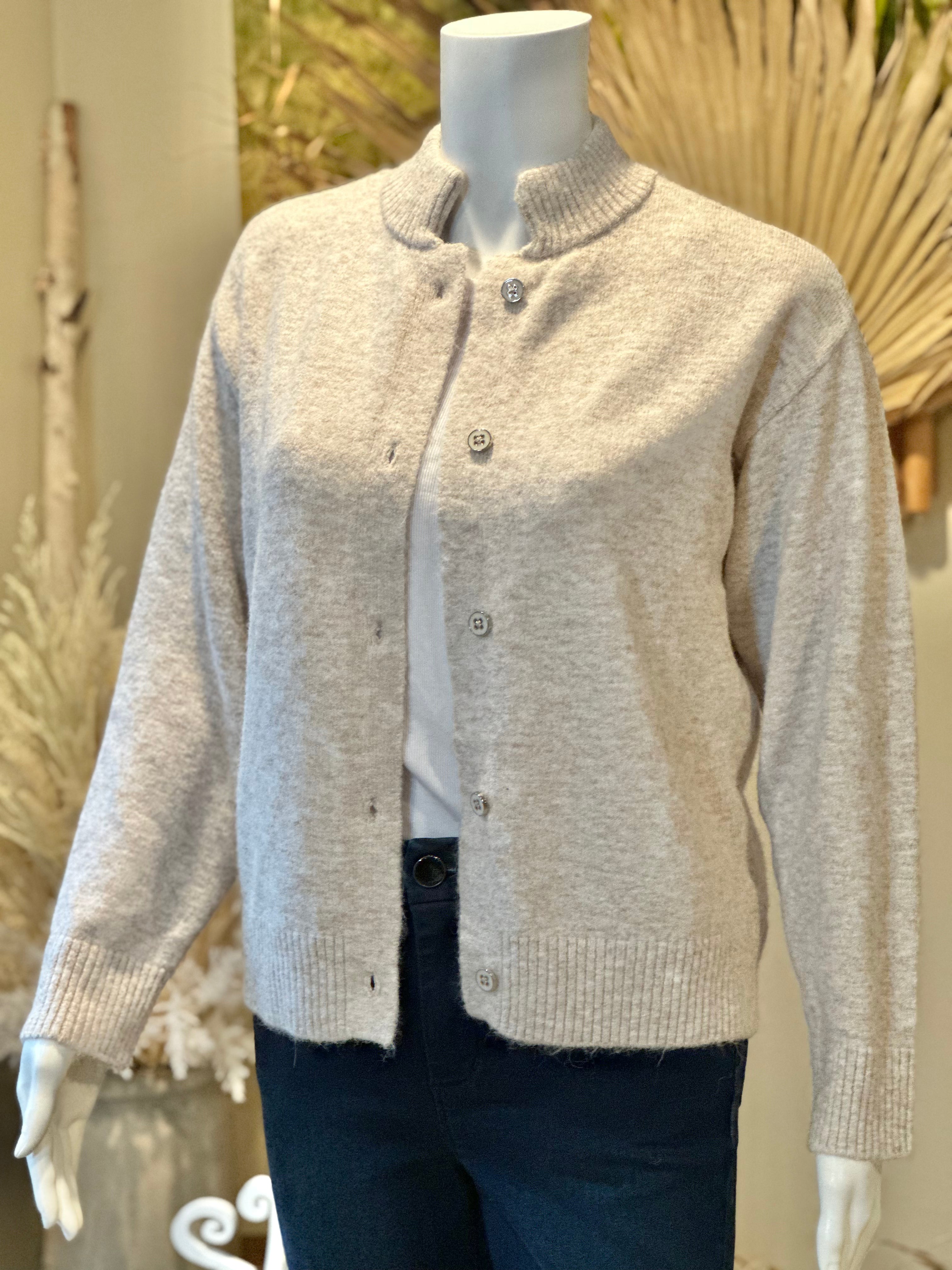 Button Up Knit Cardigan CREAM