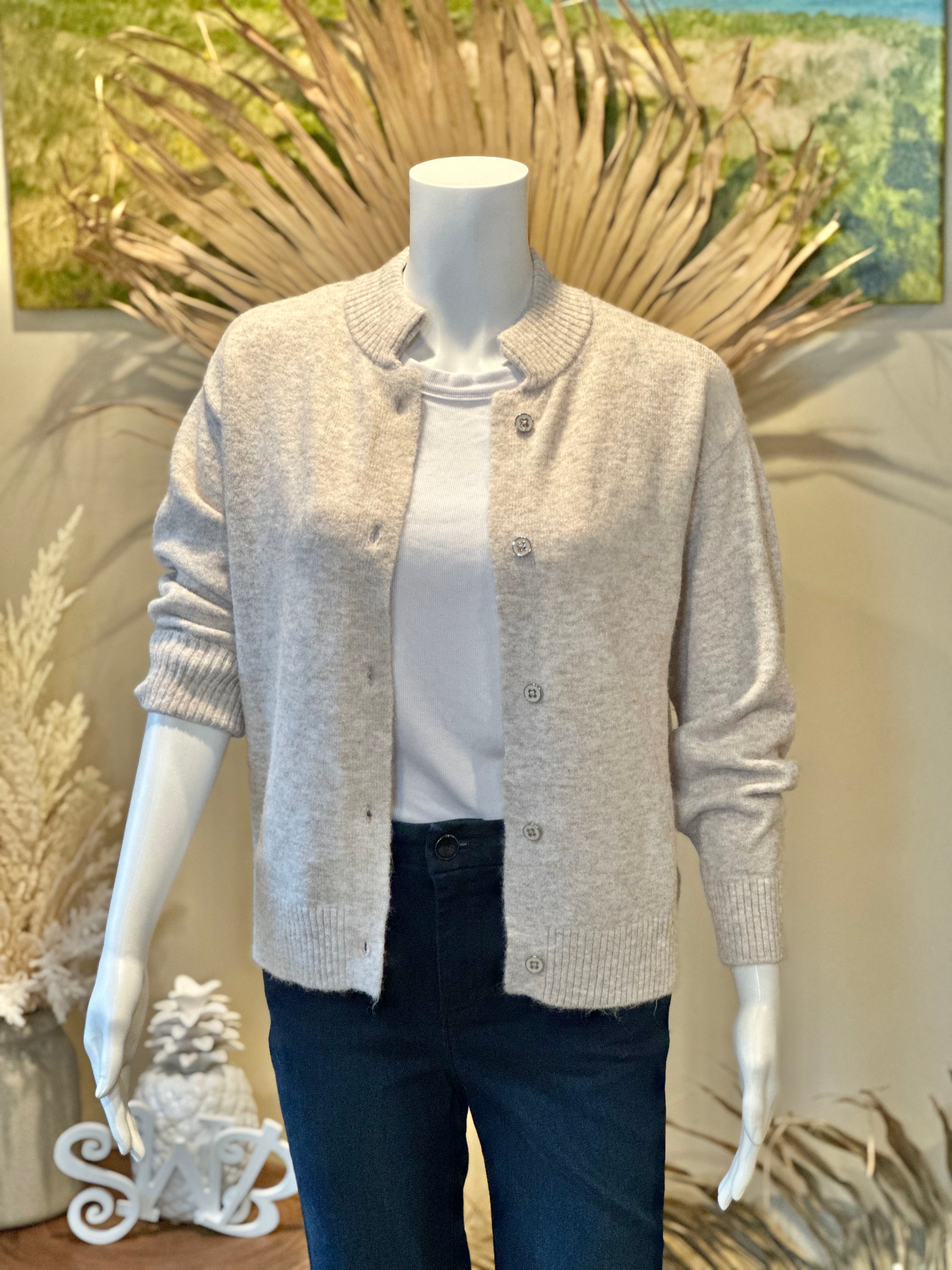 Button Up Knit Cardigan CREAM