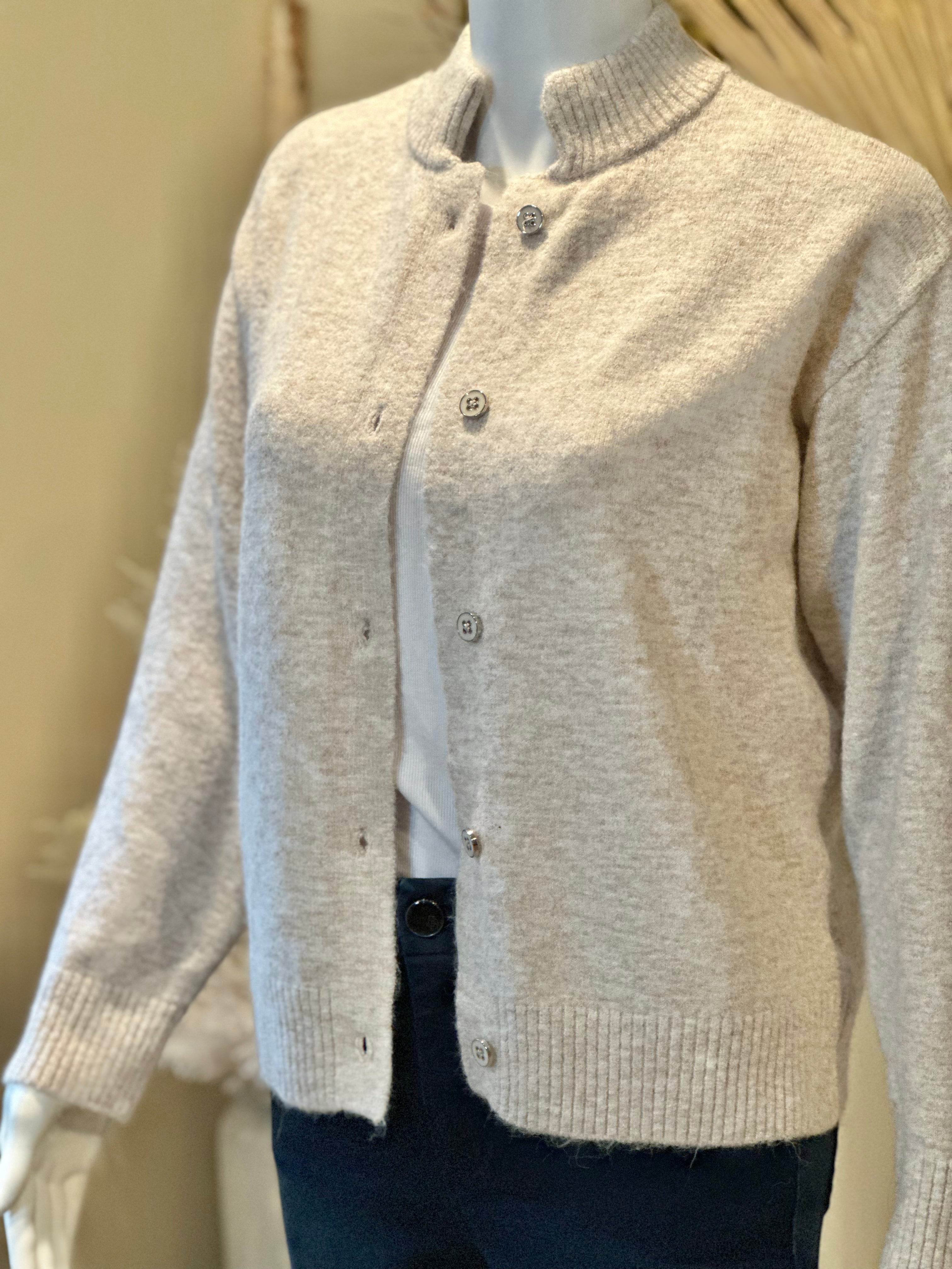 Button Up Knit Cardigan CREAM