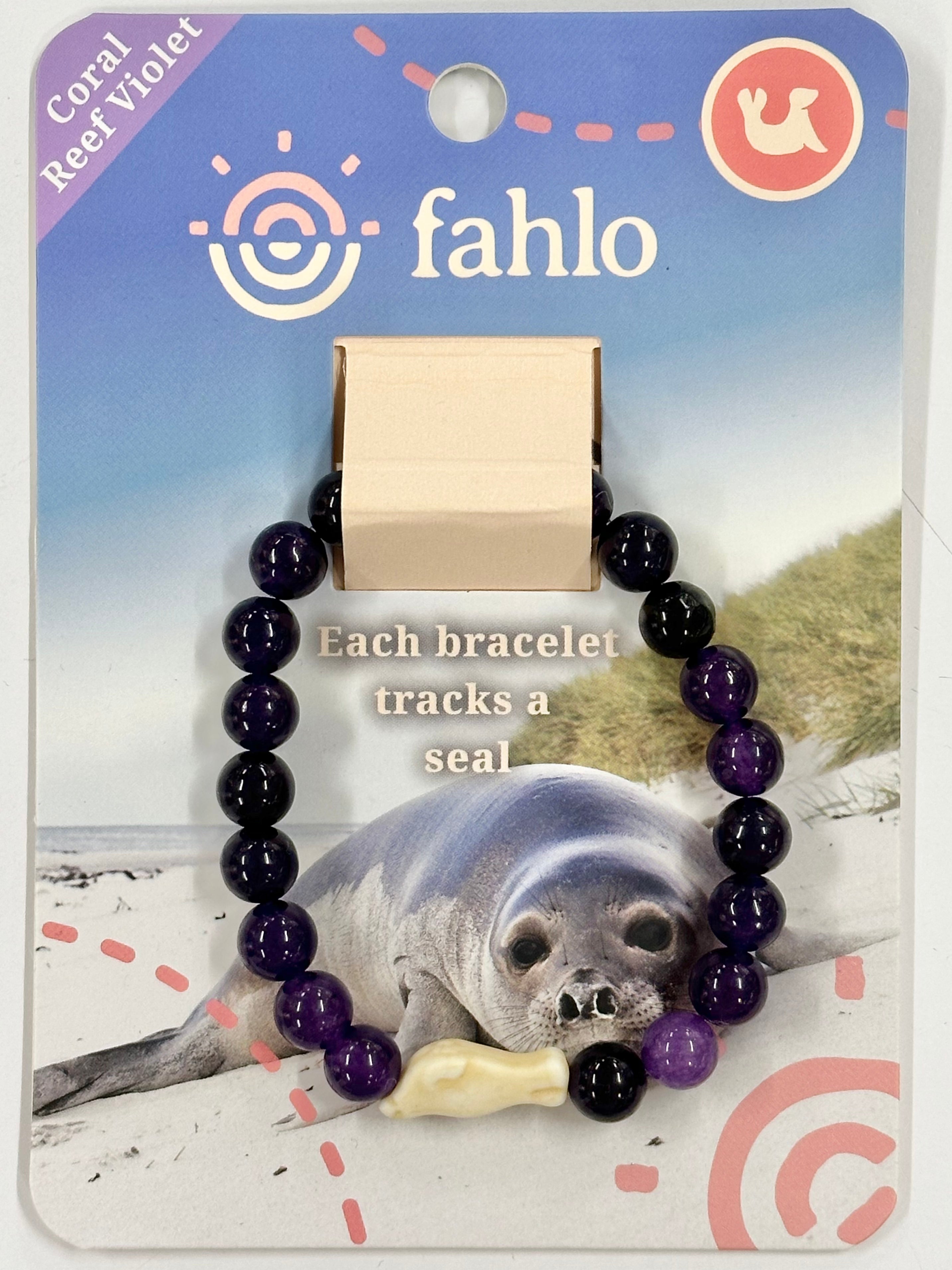 Seal Tracker Bracelet GLIDE-Coral Reef Violet