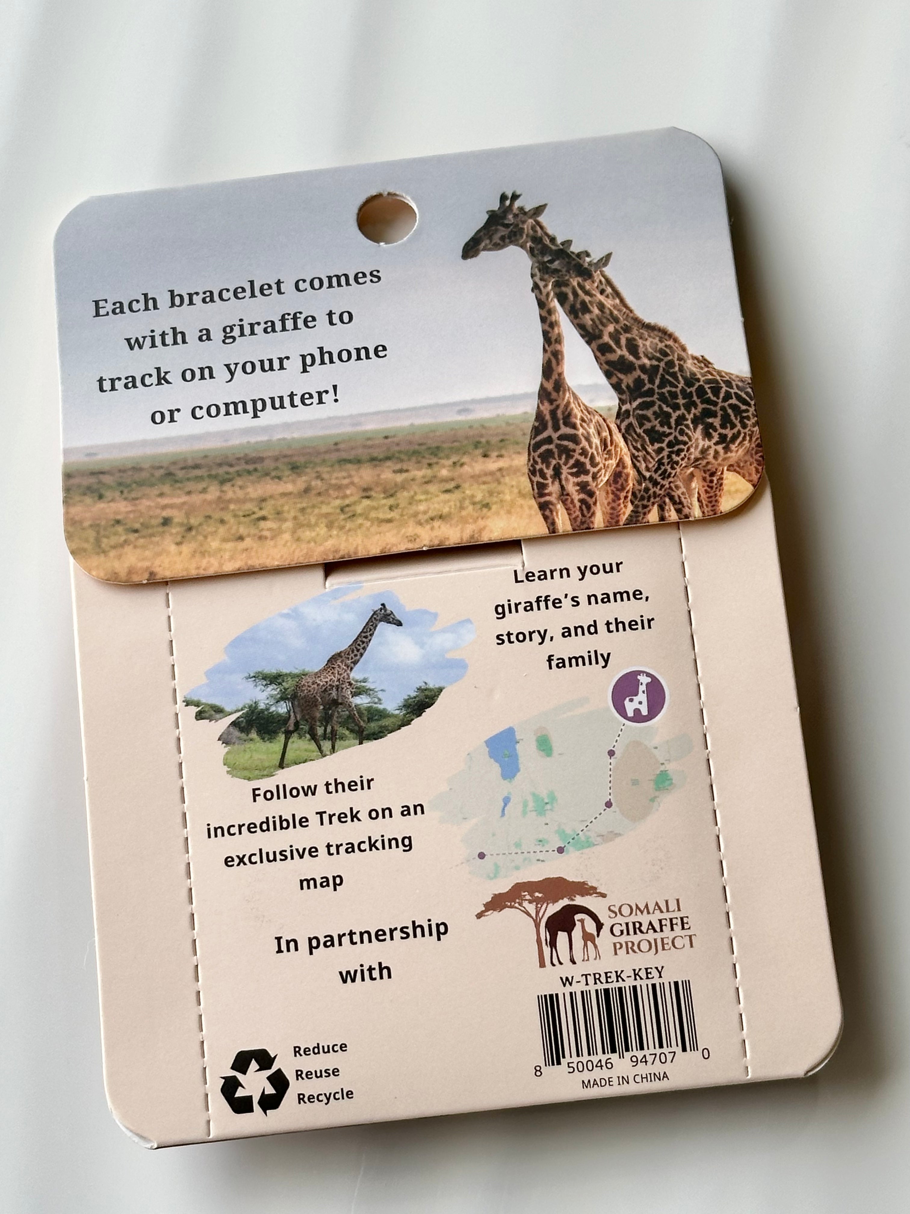 Giraffe Tracker Bracelet TREK-Keystone