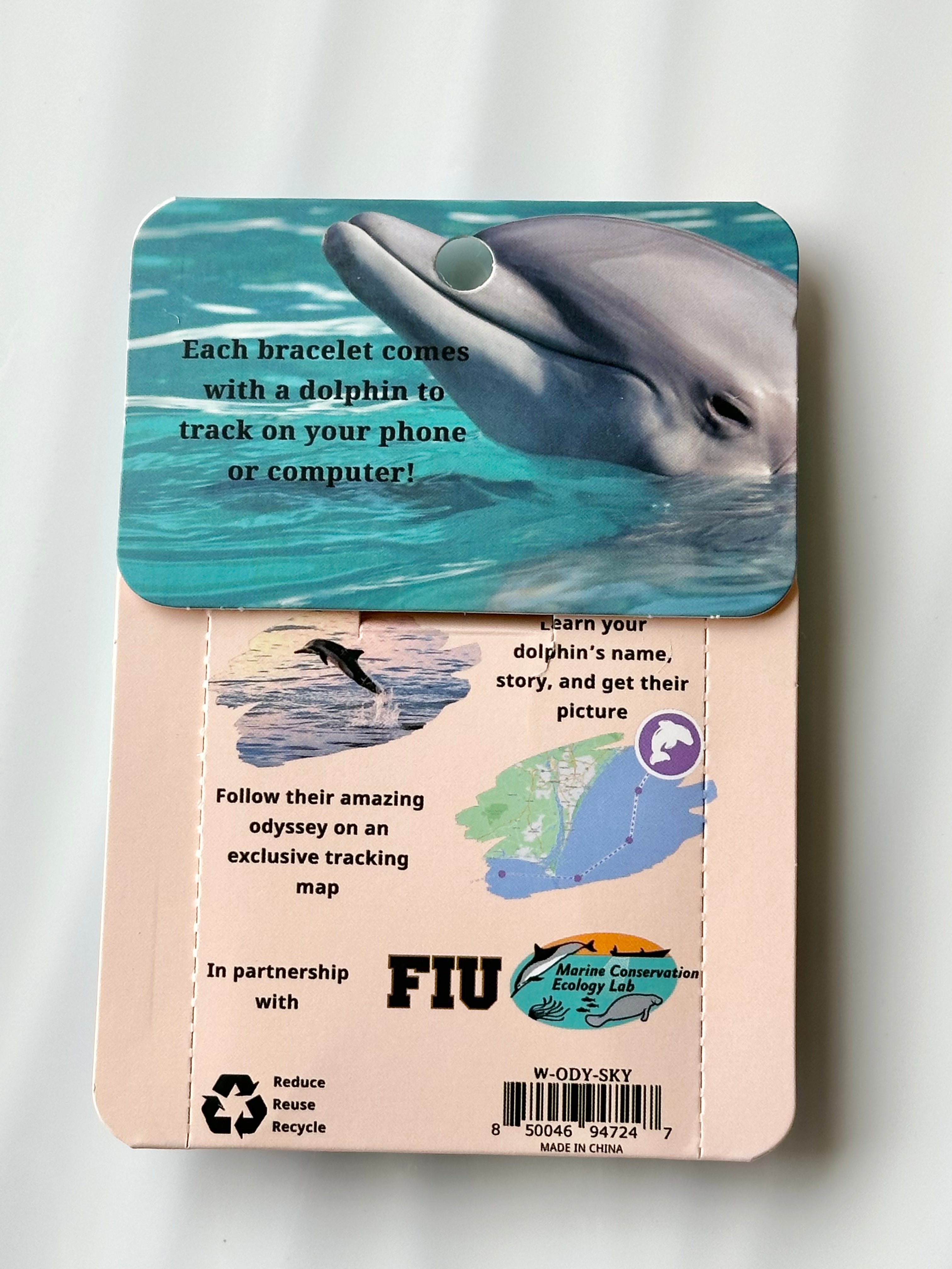 Dolphin Tracker Bracelet ODYSSEY-Sky Stone