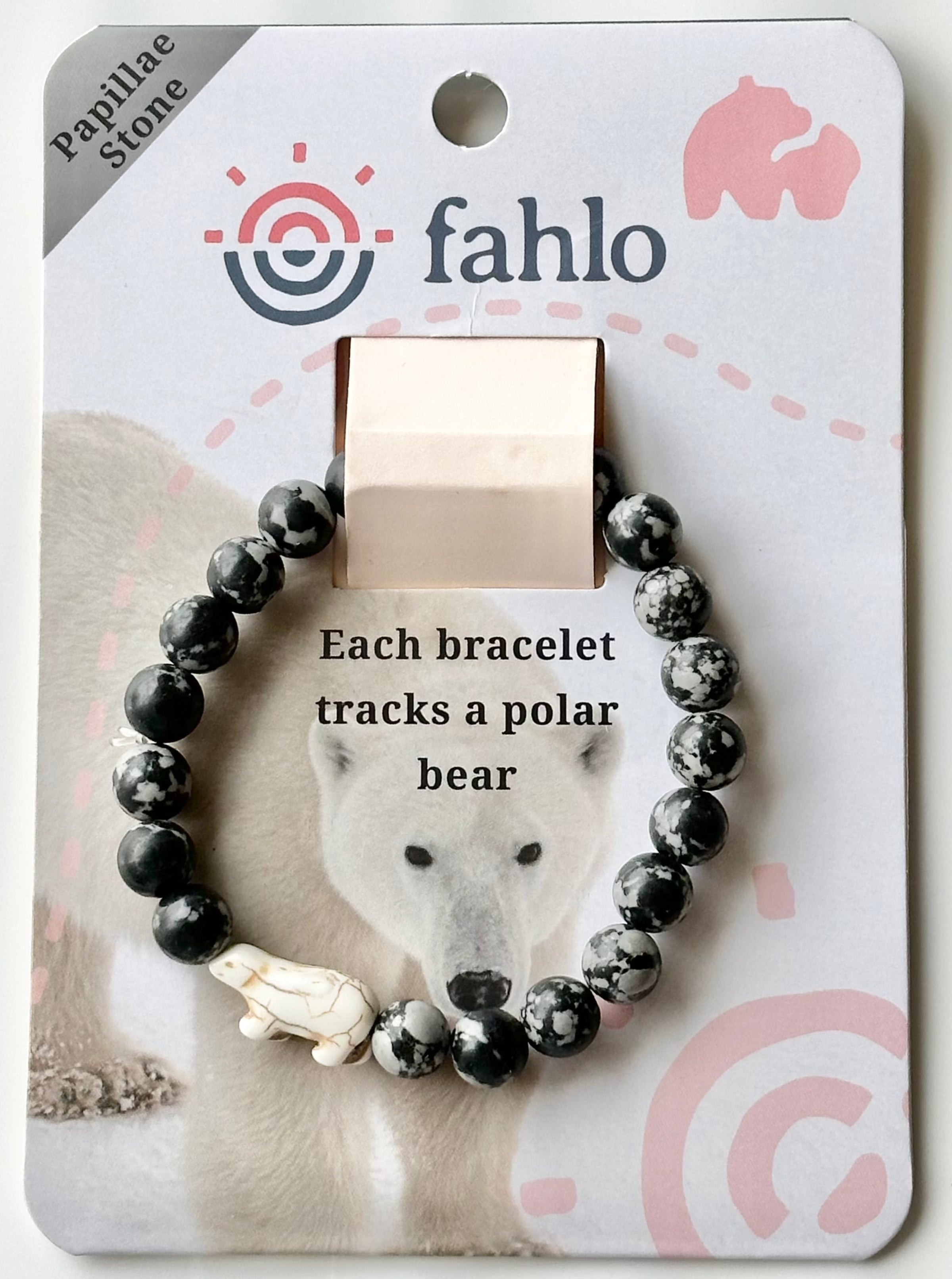 Polar Bear Tracker Bracelet VENTURE-Papillae Stone