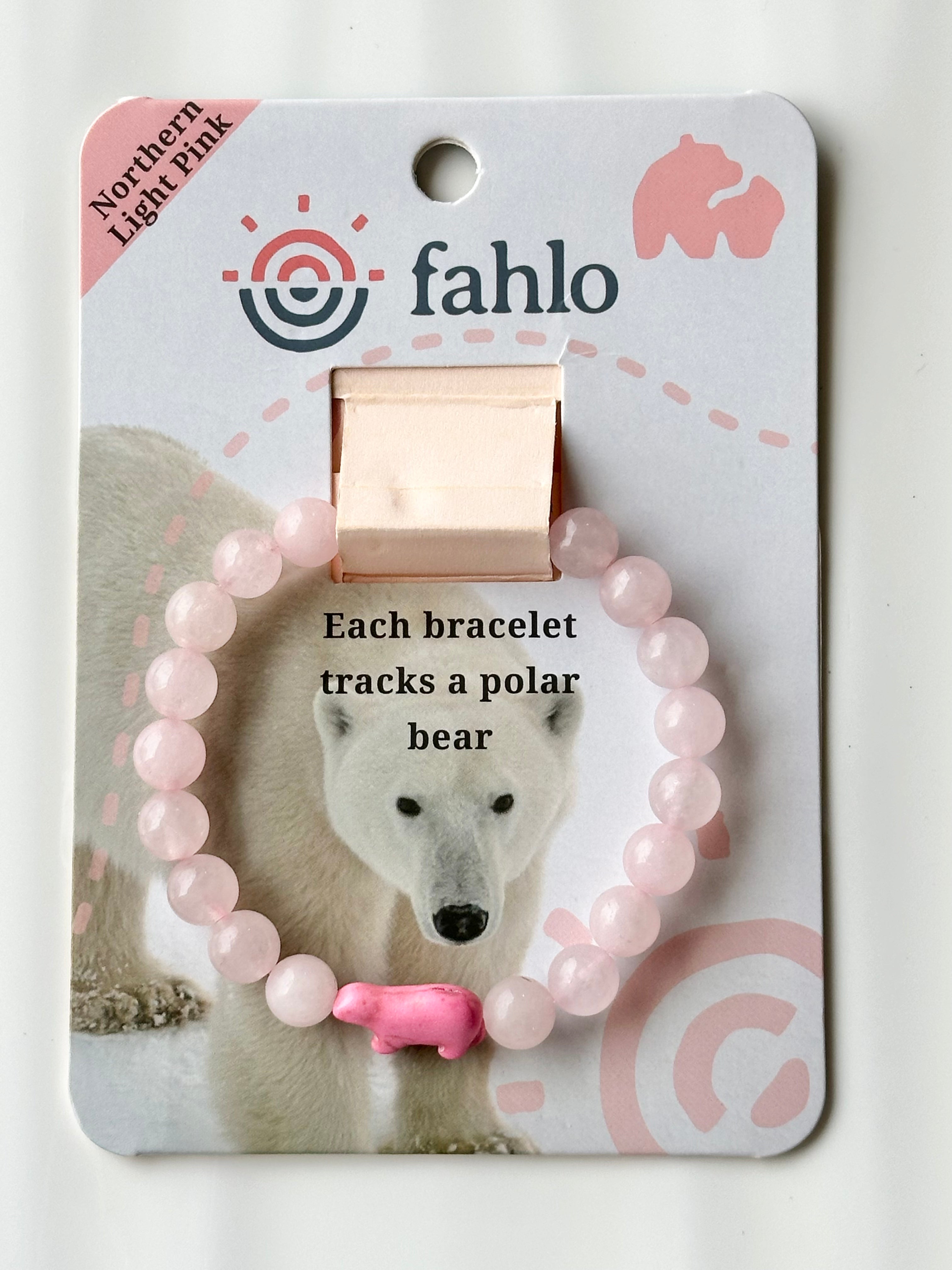 Polar Bear Tracker Bracelet VENTURE-Limited Northern Light Pink