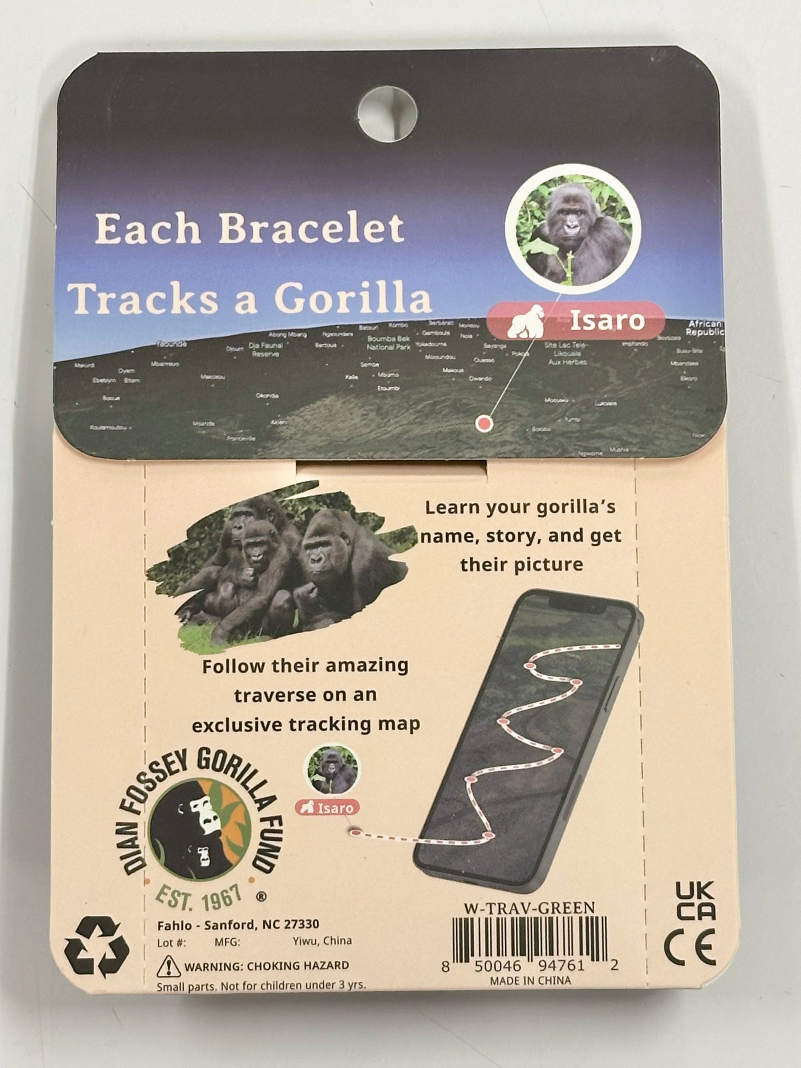 Gorilla Tracker Bracelet TRAVERSE-Rainforest Green