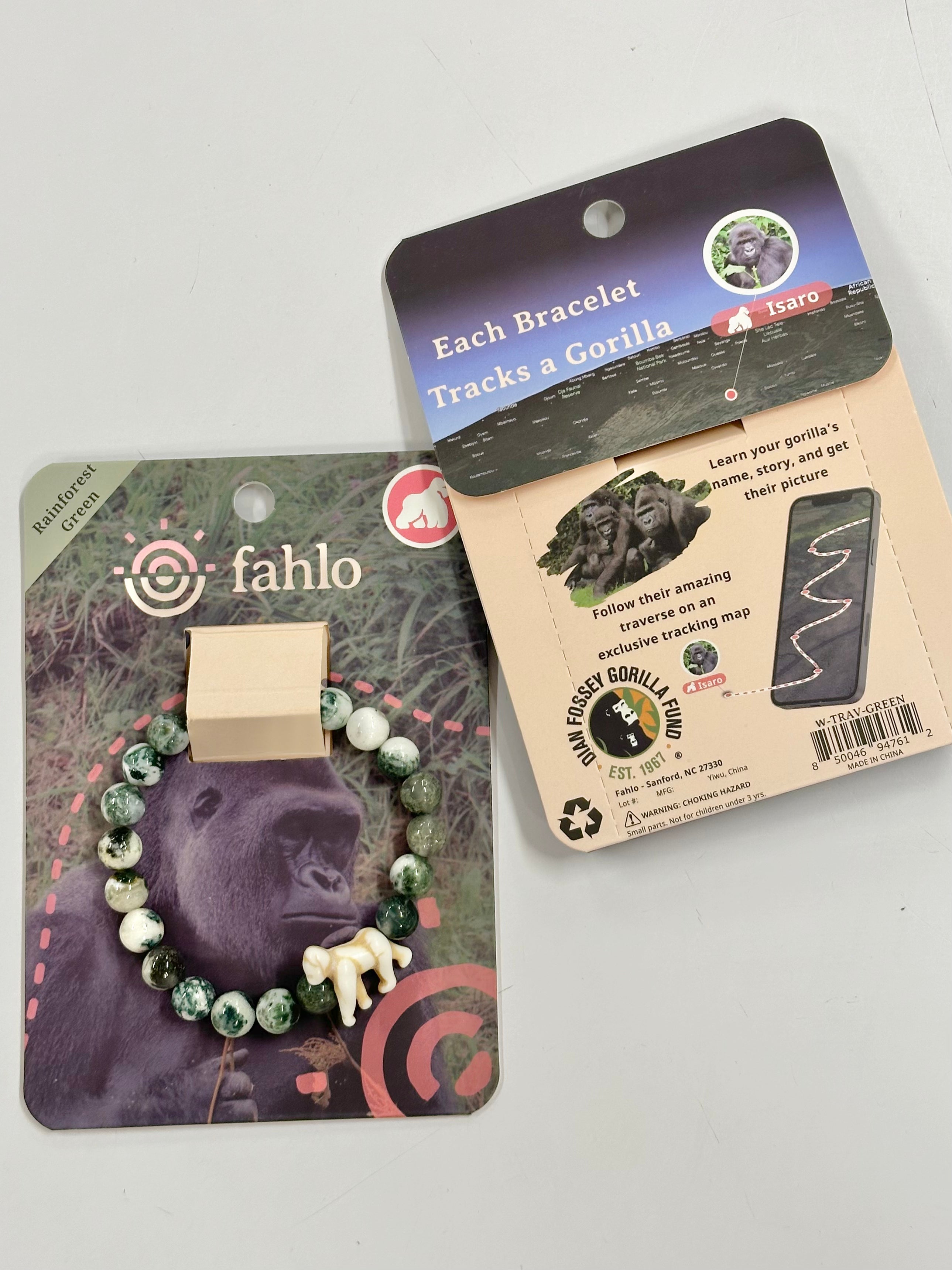 Gorilla Tracker Bracelet TRAVERSE-Rainforest Green