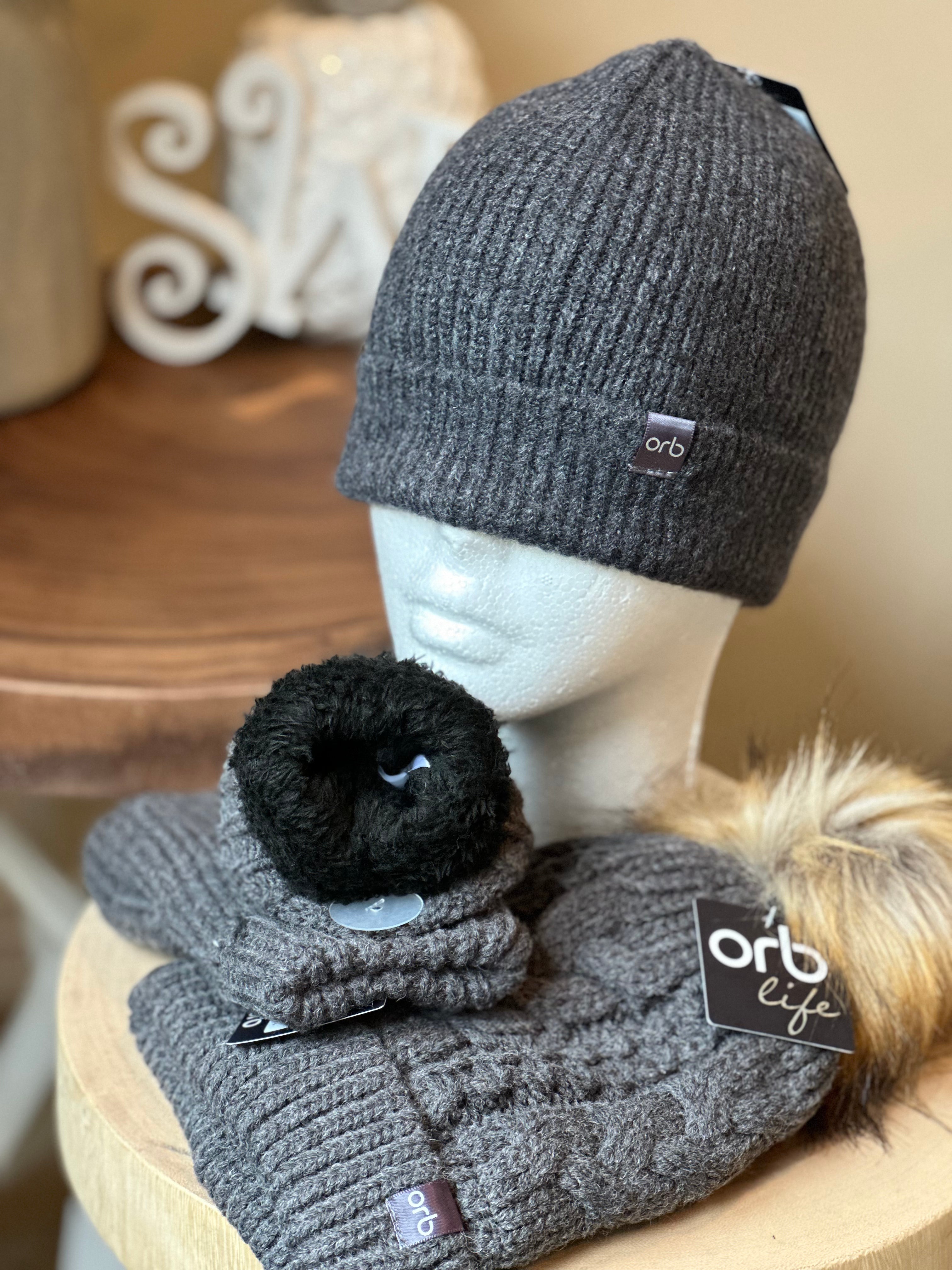 Mitten, Beanie & Toque Bundle ORB - Charcoal