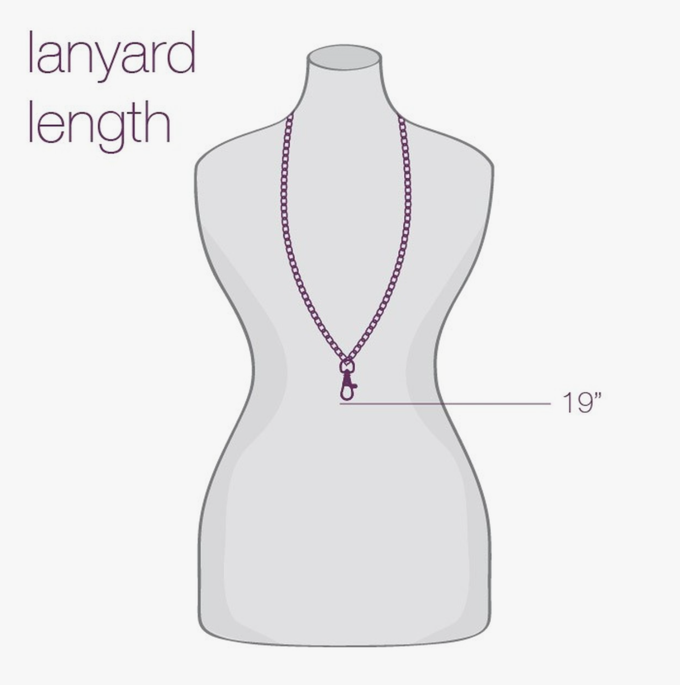 Seaglass Beaded Lanyard ID Necklace