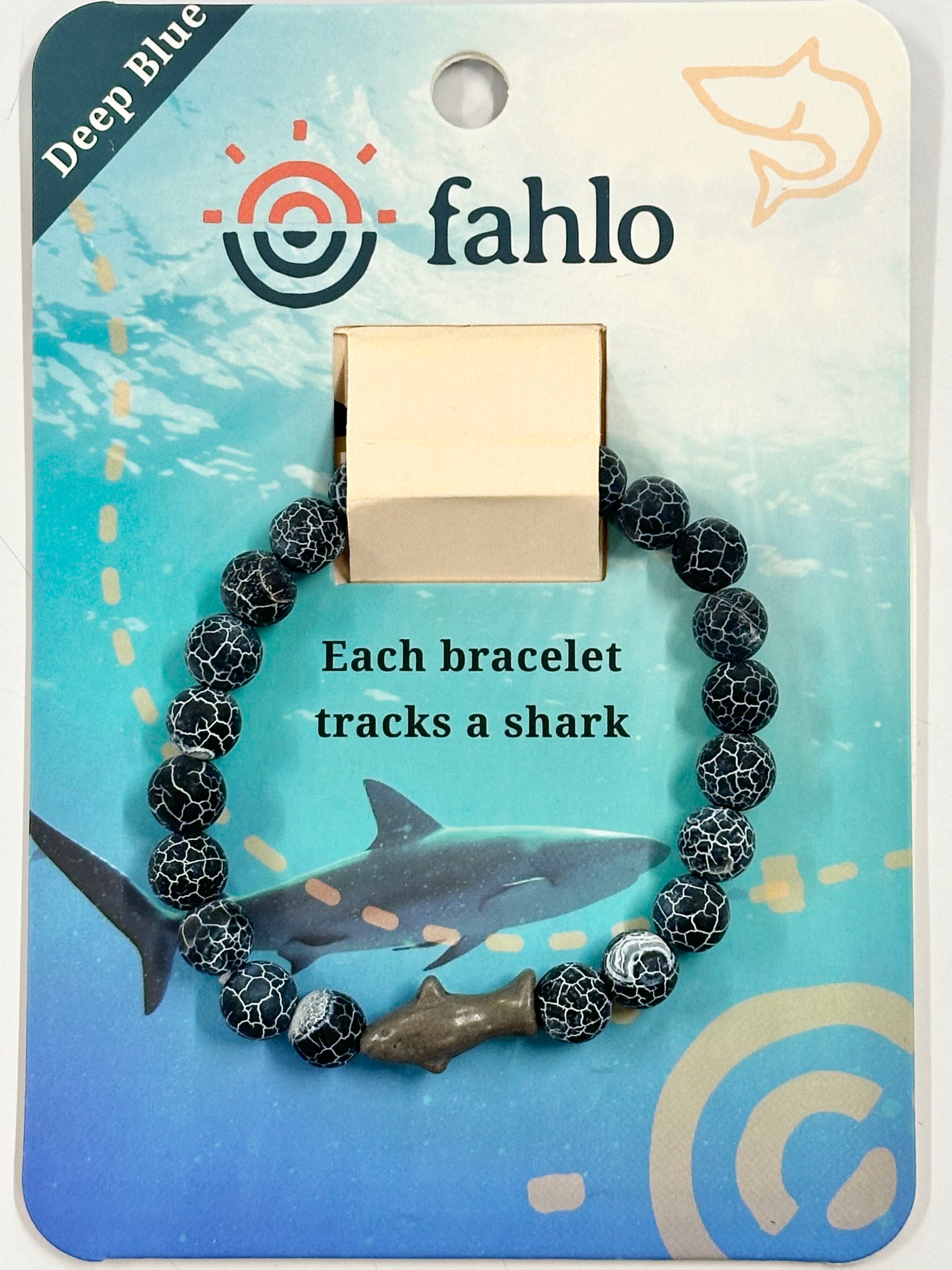 Shark Tracker Bracelet VOYAGE-Deep Blue