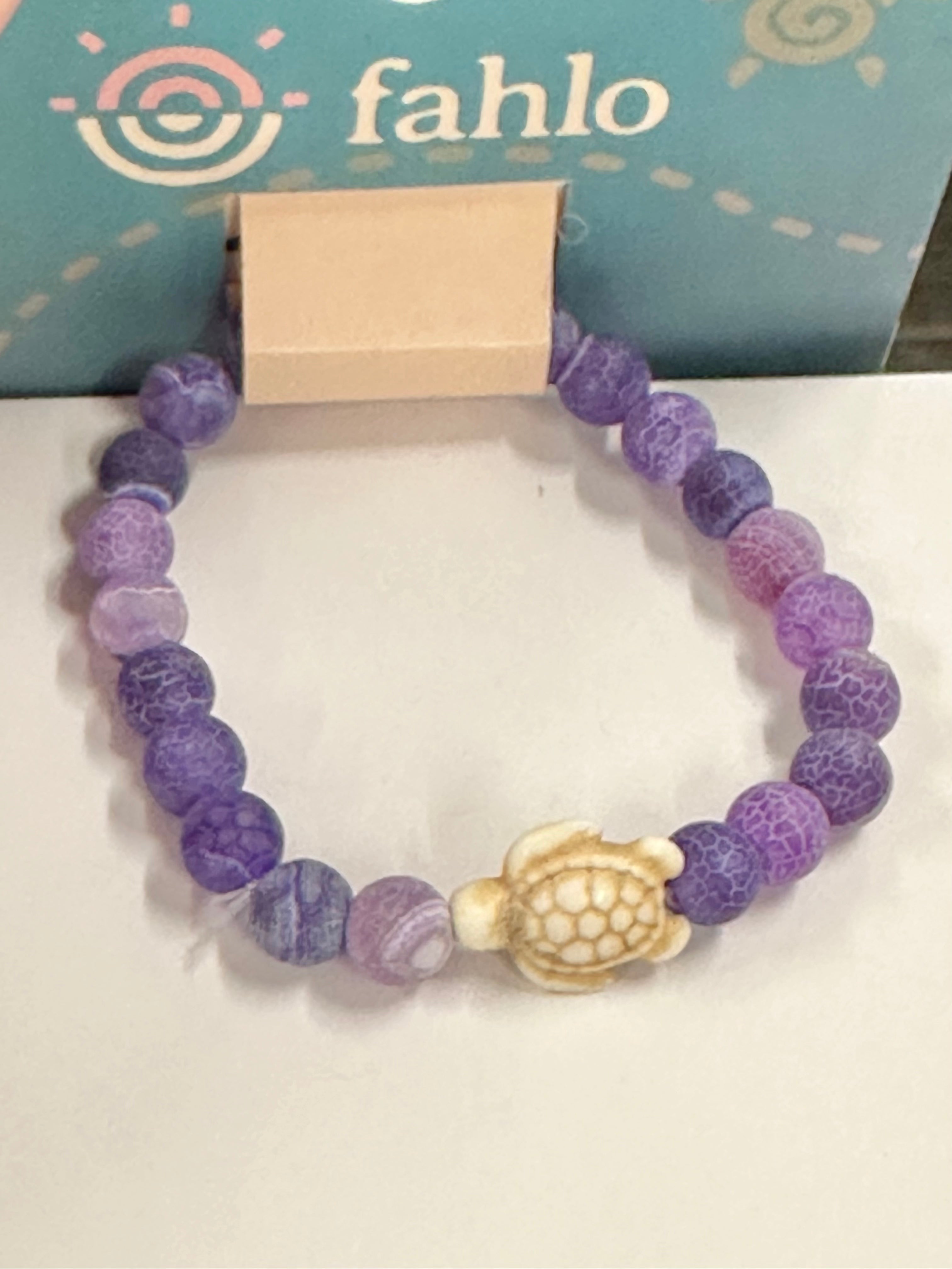 Turtle Tracker Bracelet JOURNEY-Coral Reef Violet