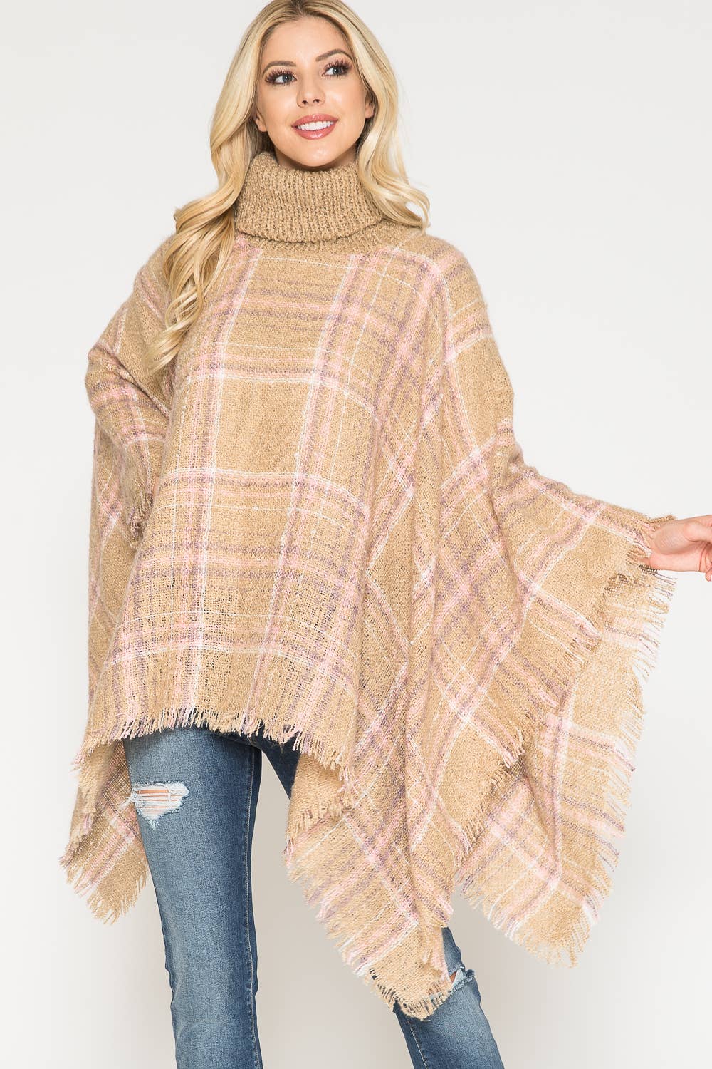 Knit Poncho Coverup