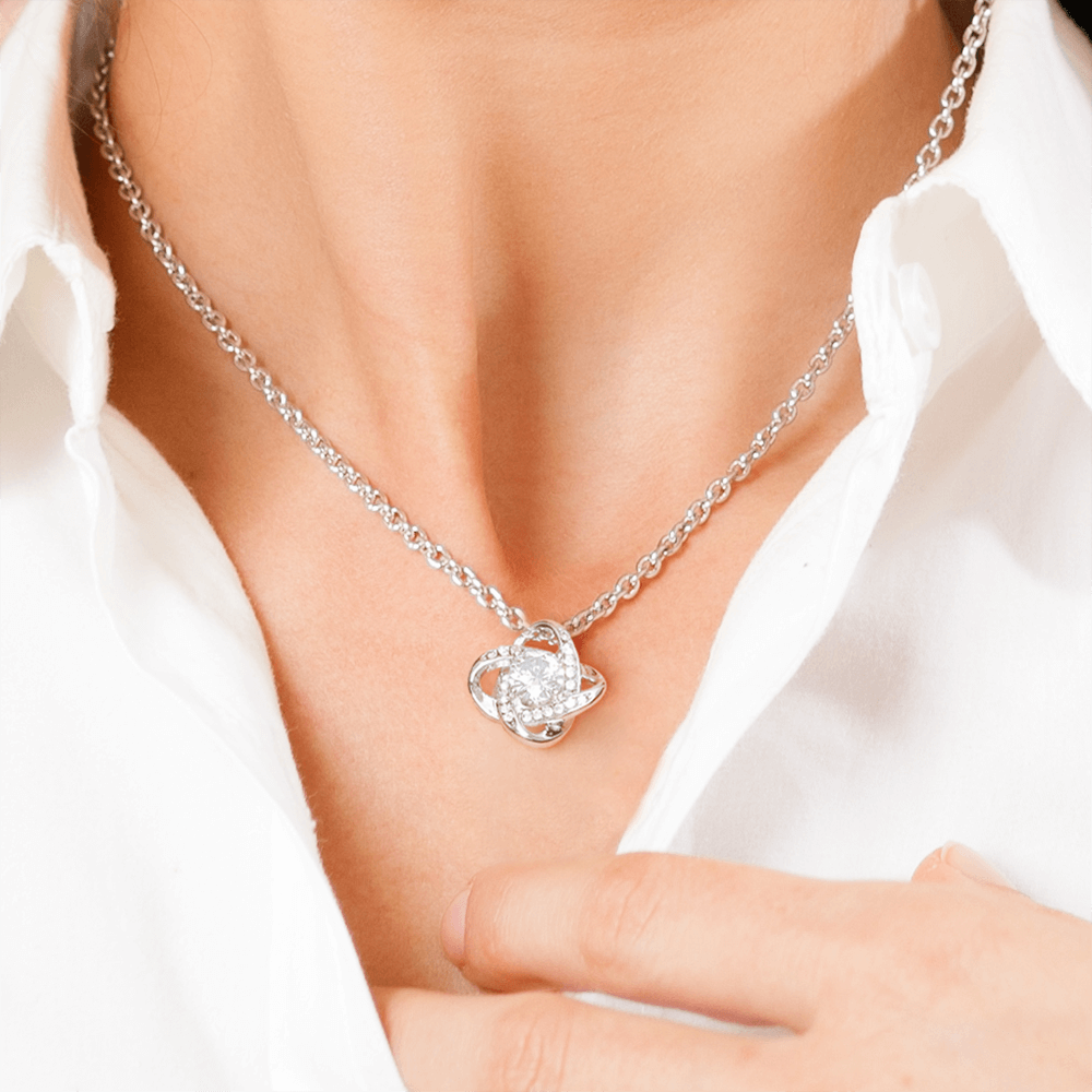 Through Thick & Thin Love Knot Necklace