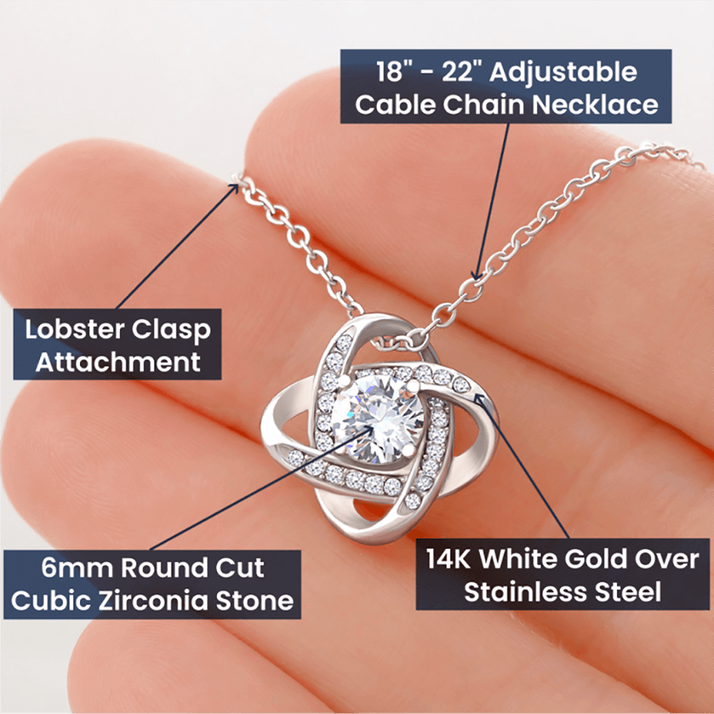 Love sales knot pendant