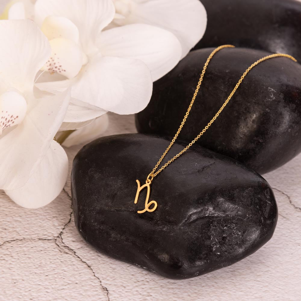 Celestial Cats Zodiac Sign Necklace