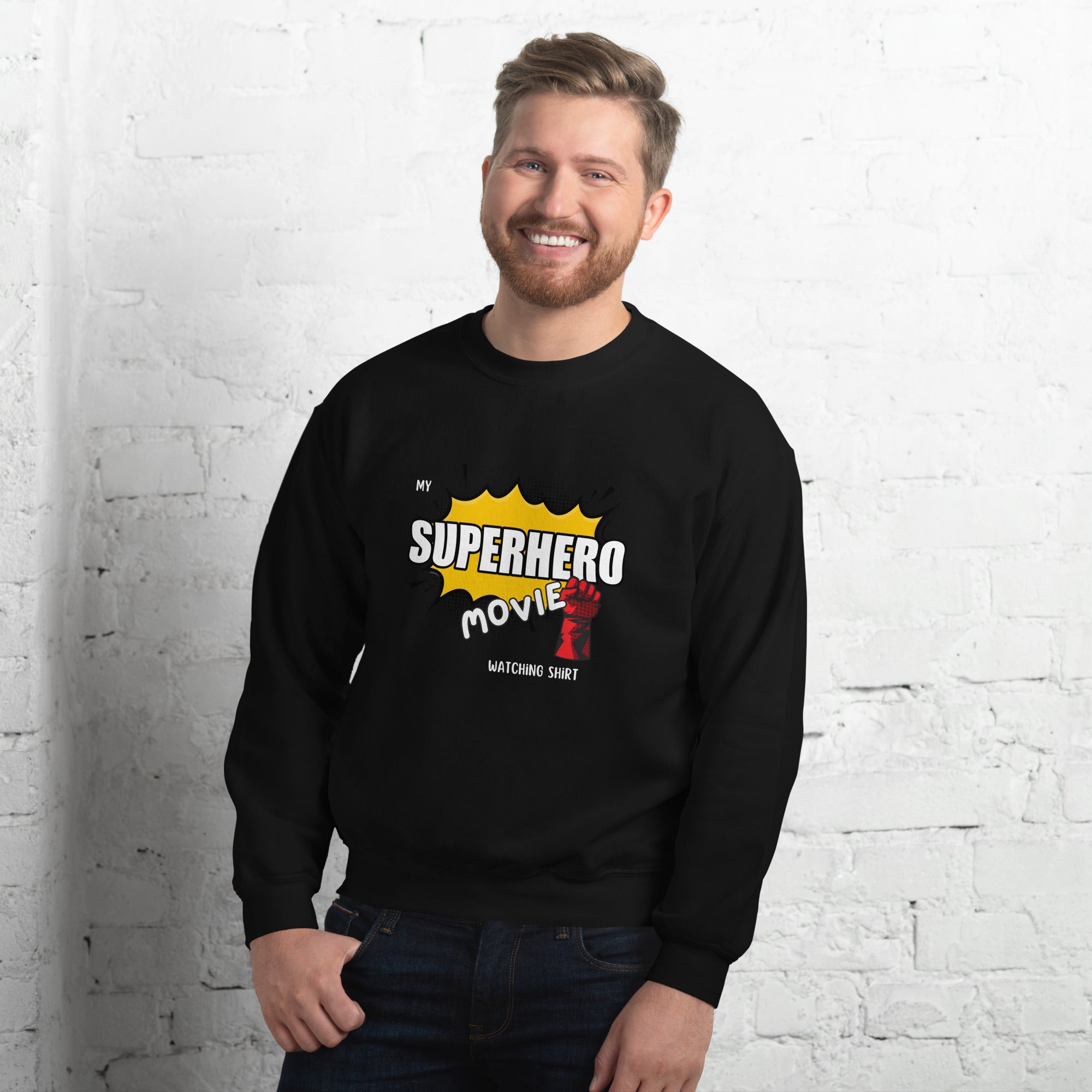 Superhero WatchingUnisex Sweatshirt