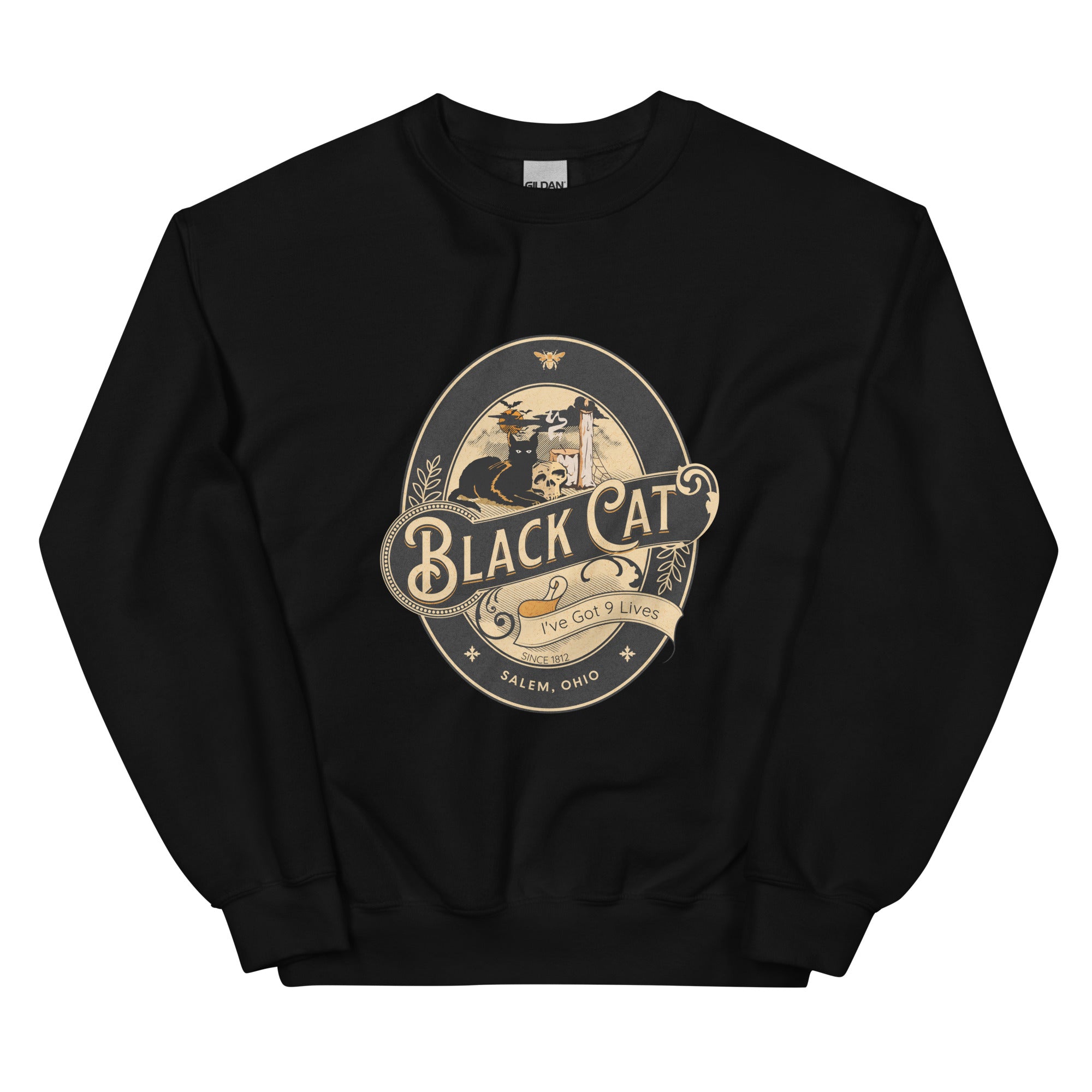 Black Cat Unisex Sweatshirt