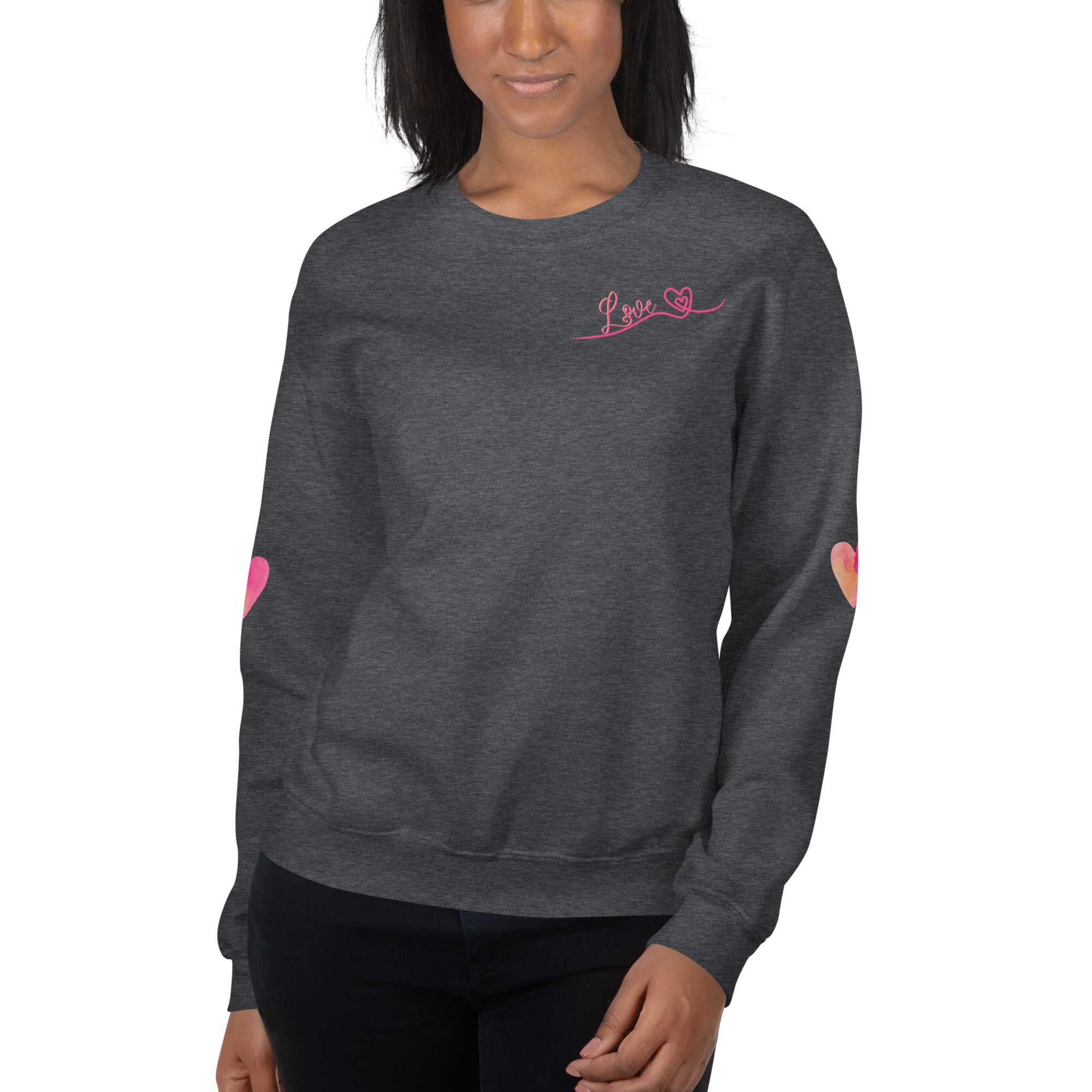 Love Hearts Unisex Sweatshirt
