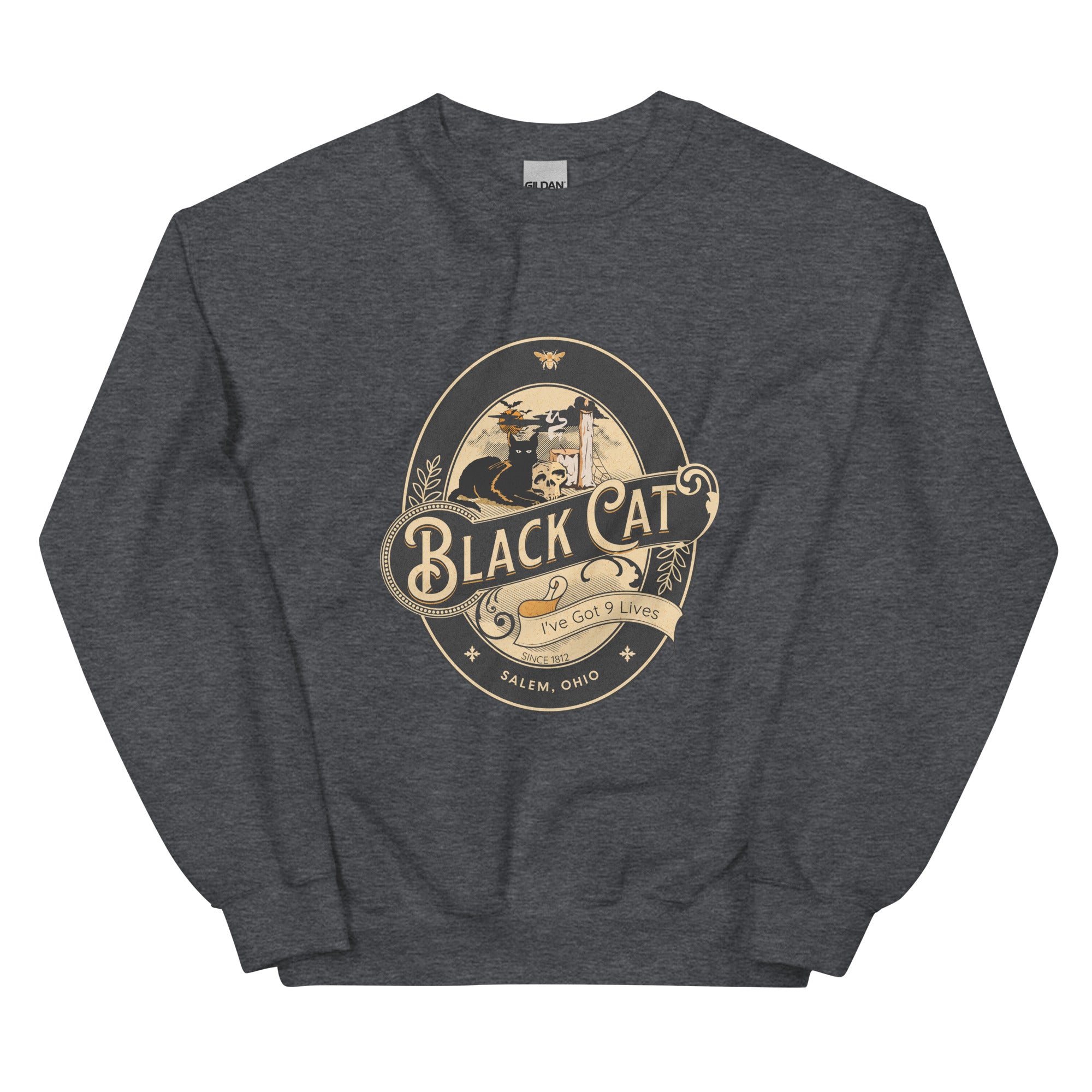 Black Cat Unisex Sweatshirt