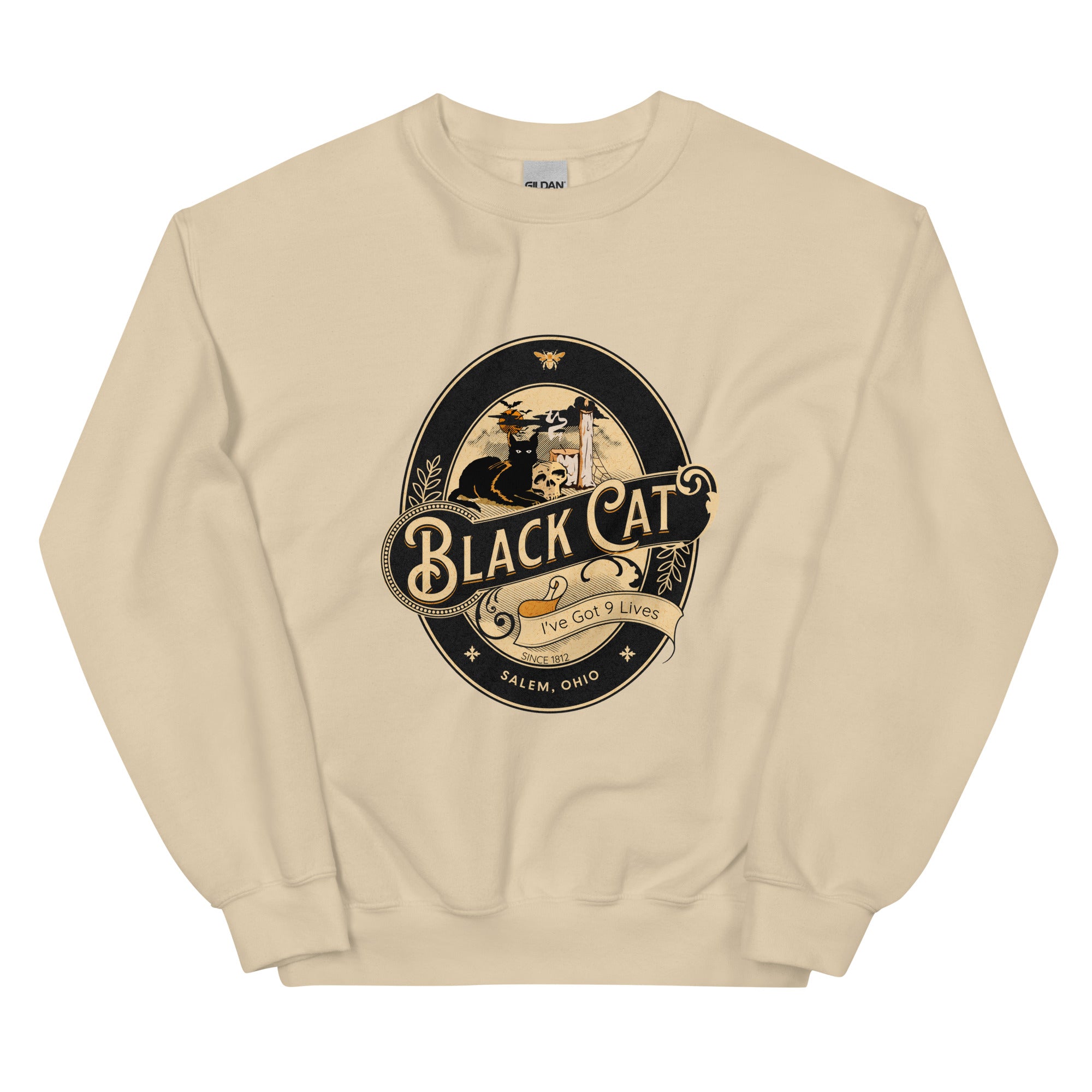 Black Cat Unisex Sweatshirt