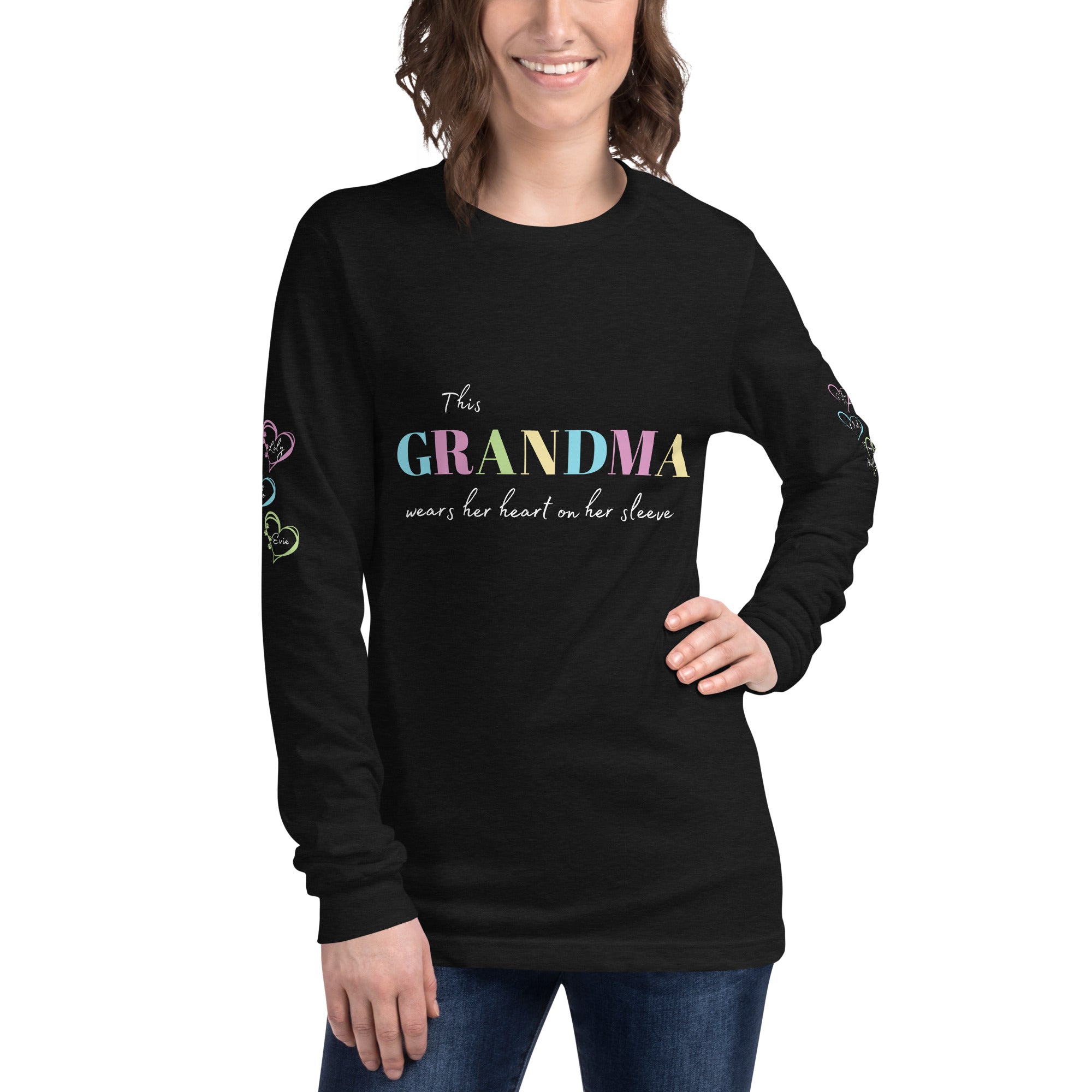 Grandma Heart Long Sleeve Tee