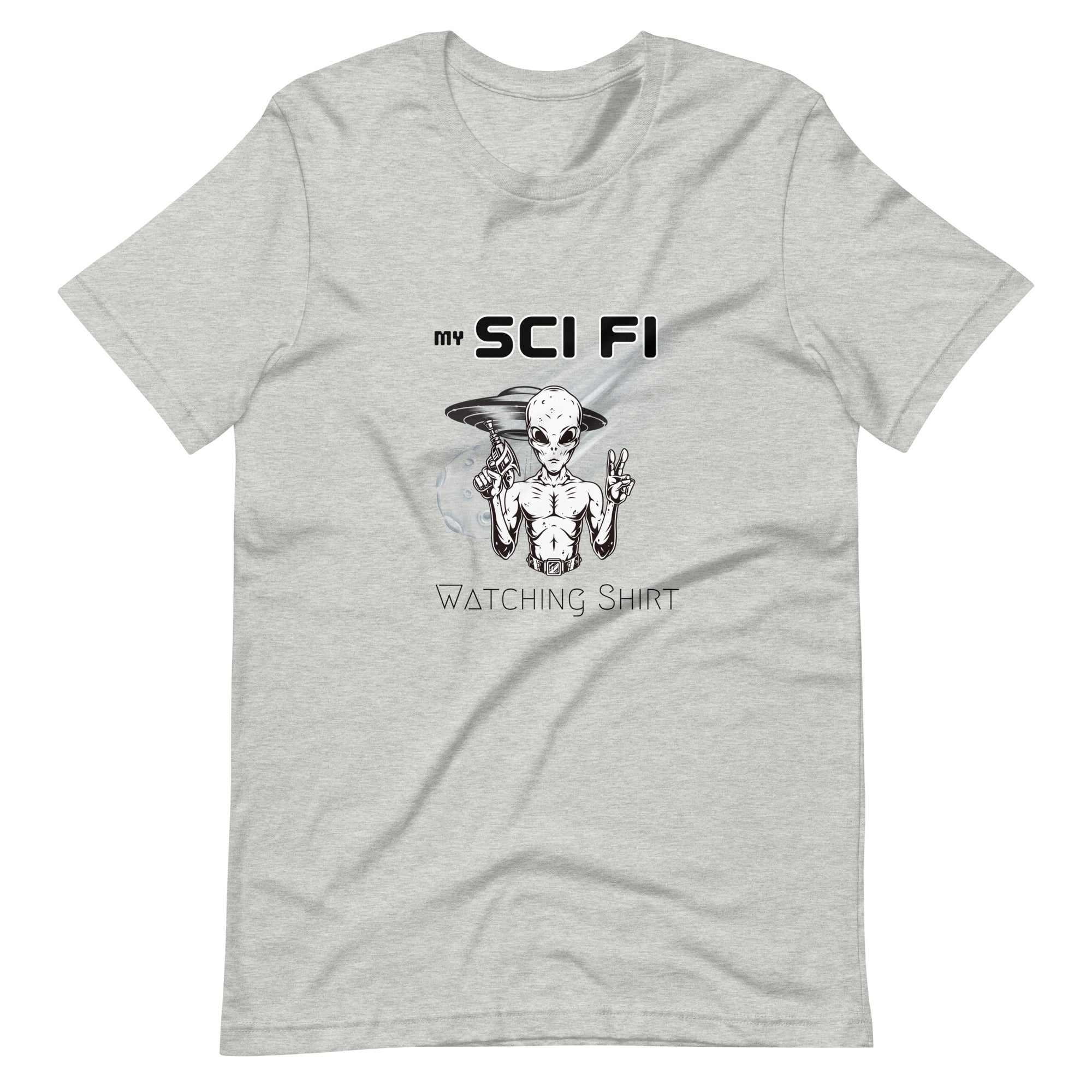 Sci-Fi Watching Unisex t-shirt B