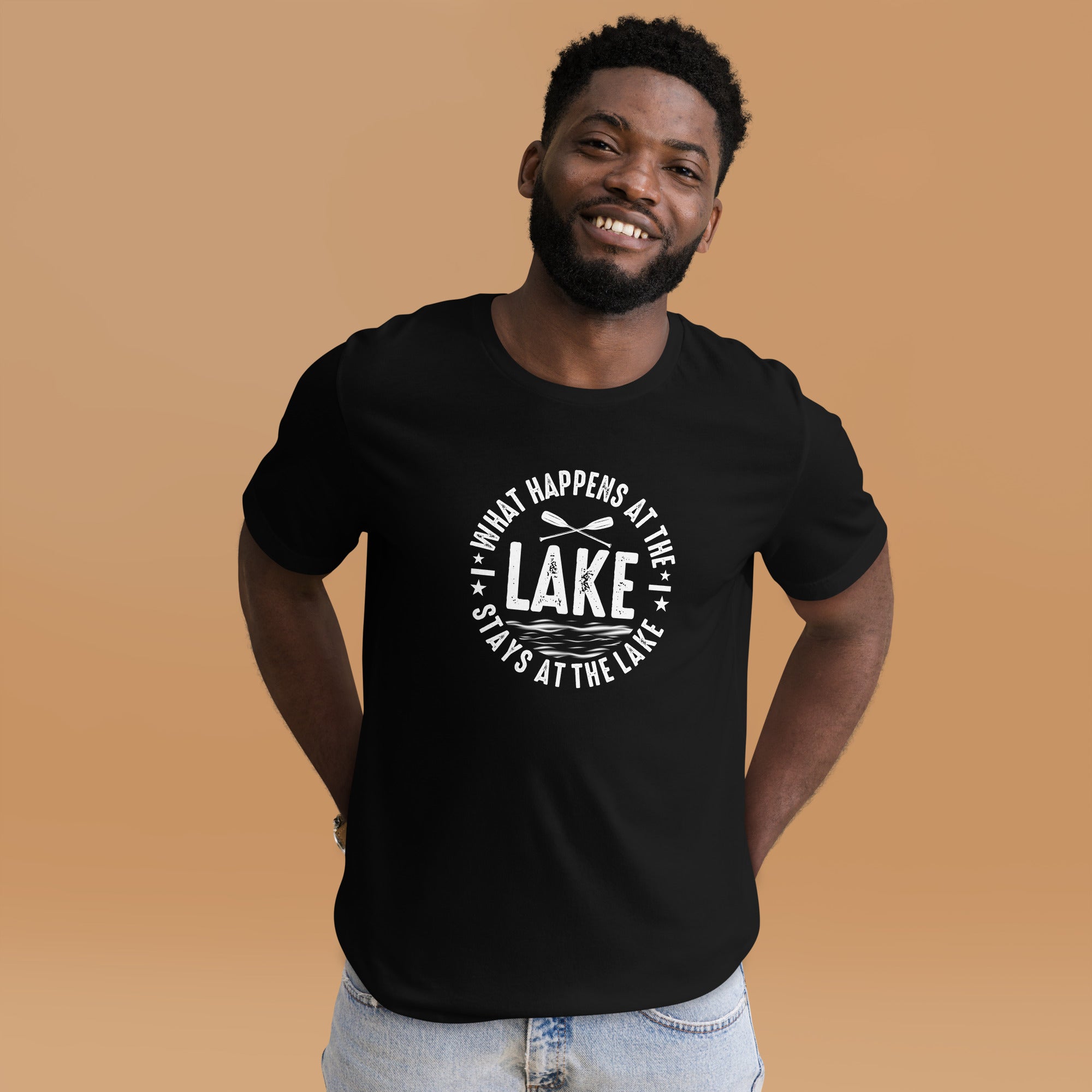 What Happens at the Lake Unisex t-shirt