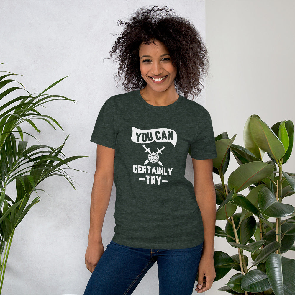 Dungeons Dragons You Can Certainly Try Unisex t-shirt