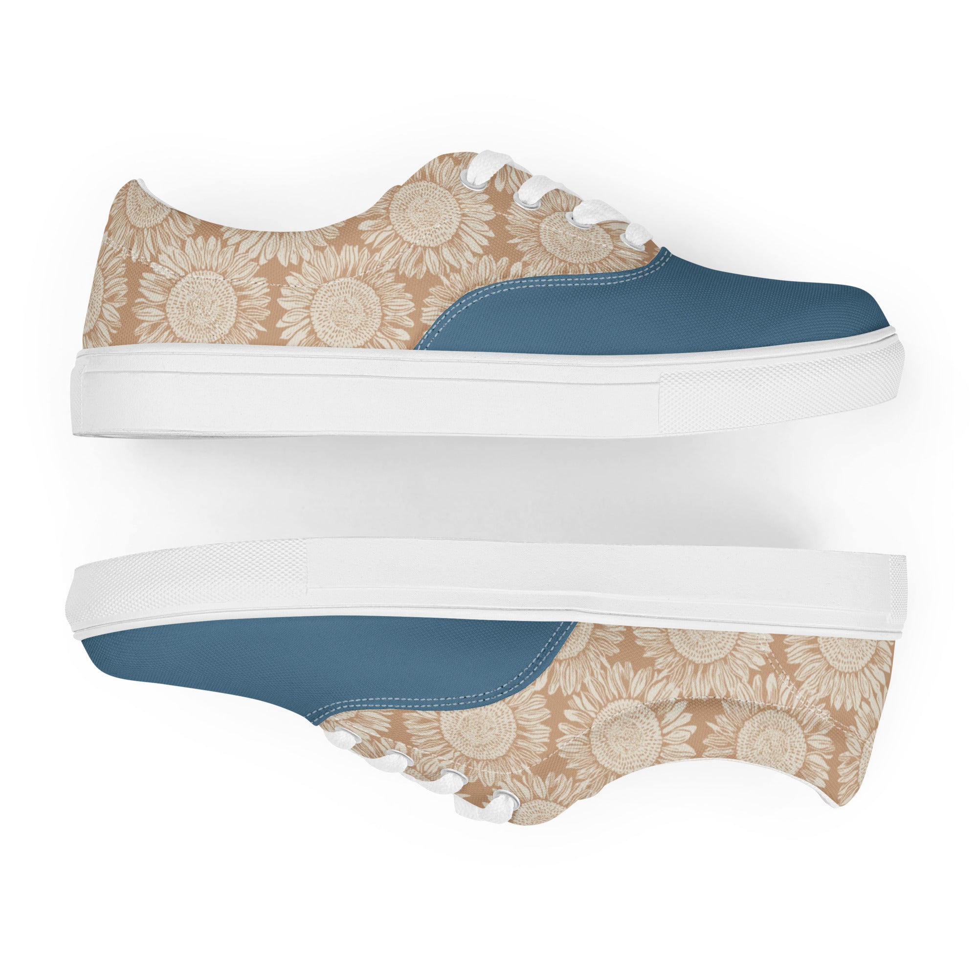 Faded Sunflower Women’s lace-up canvas shoes