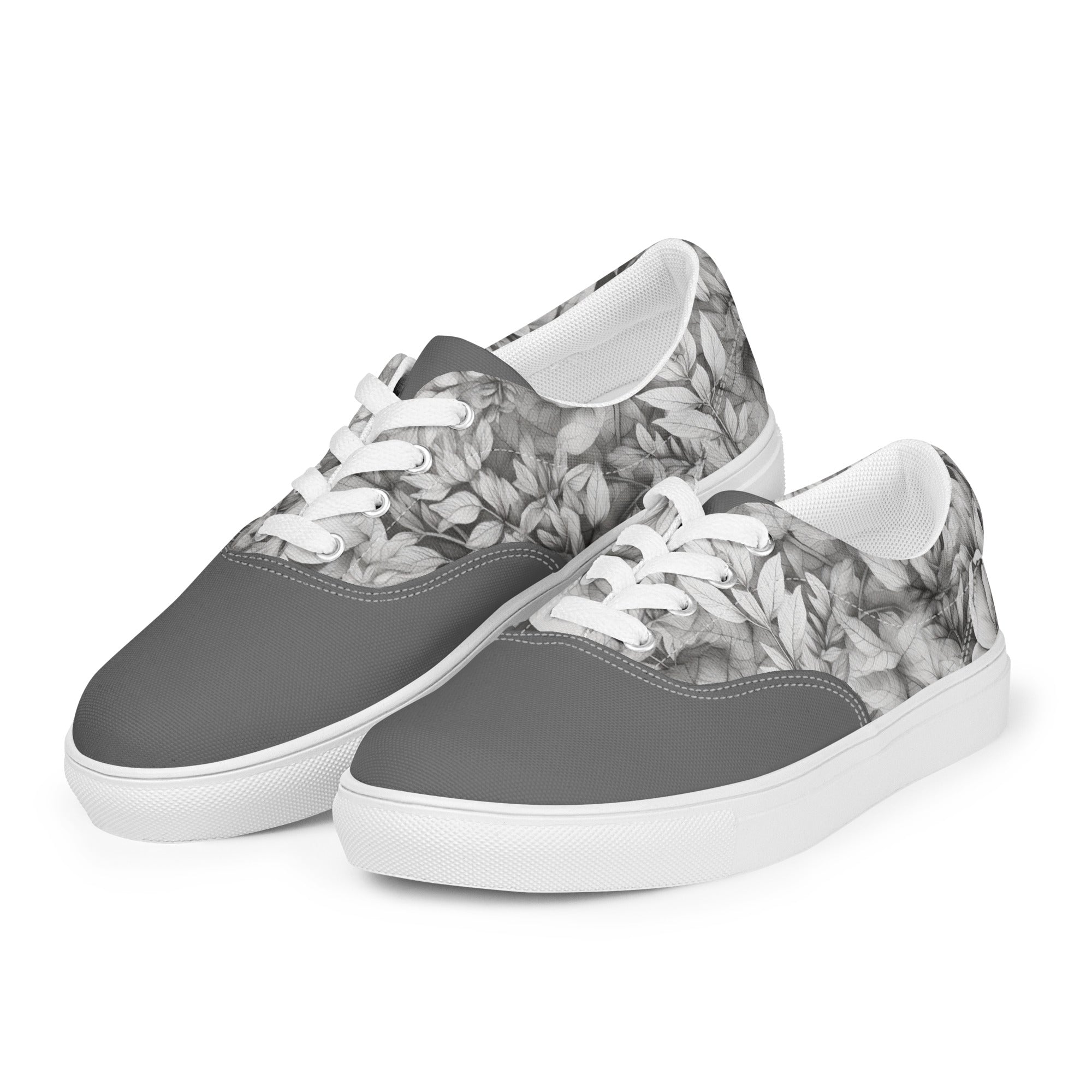 Petal Perfect Women’s lace-up canvas shoes