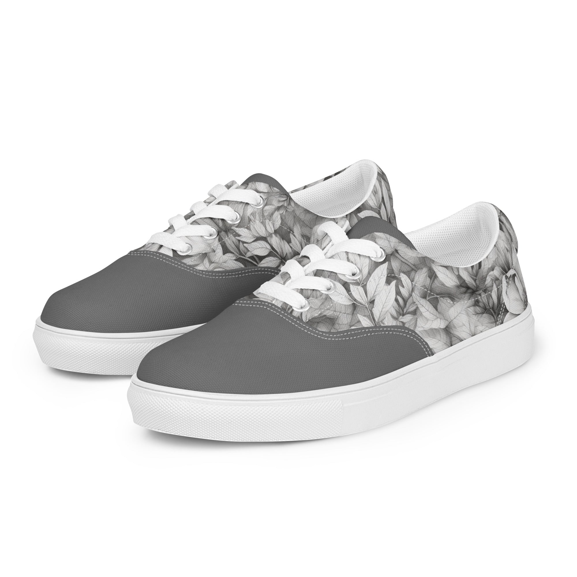 Petal Perfect Women’s lace-up canvas shoes