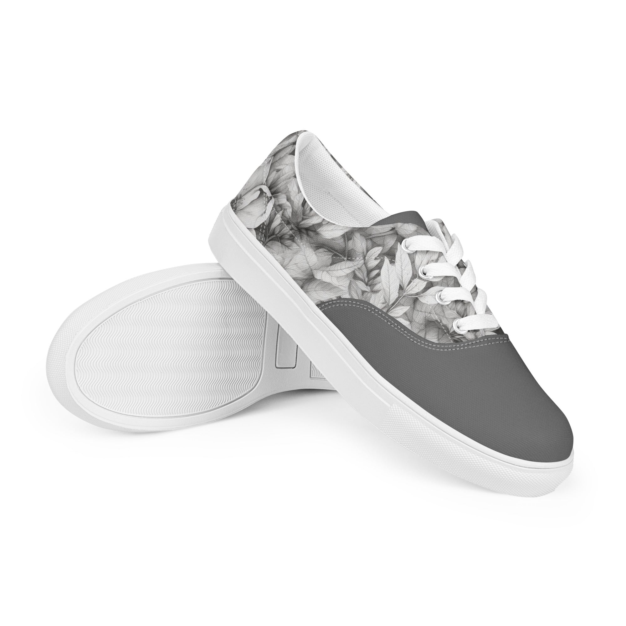 Petal Perfect Women’s lace-up canvas shoes