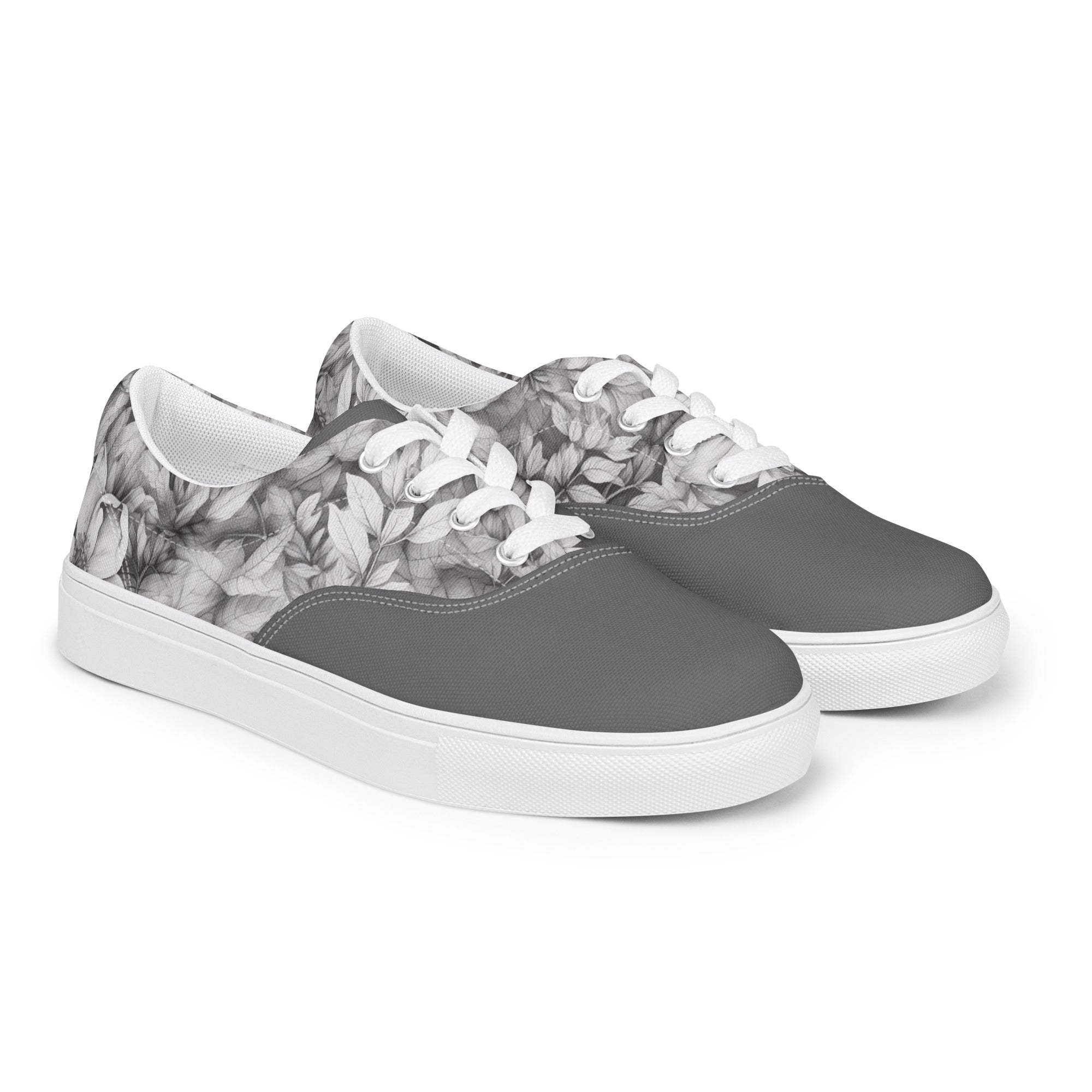 Petal Perfect Women’s lace-up canvas shoes