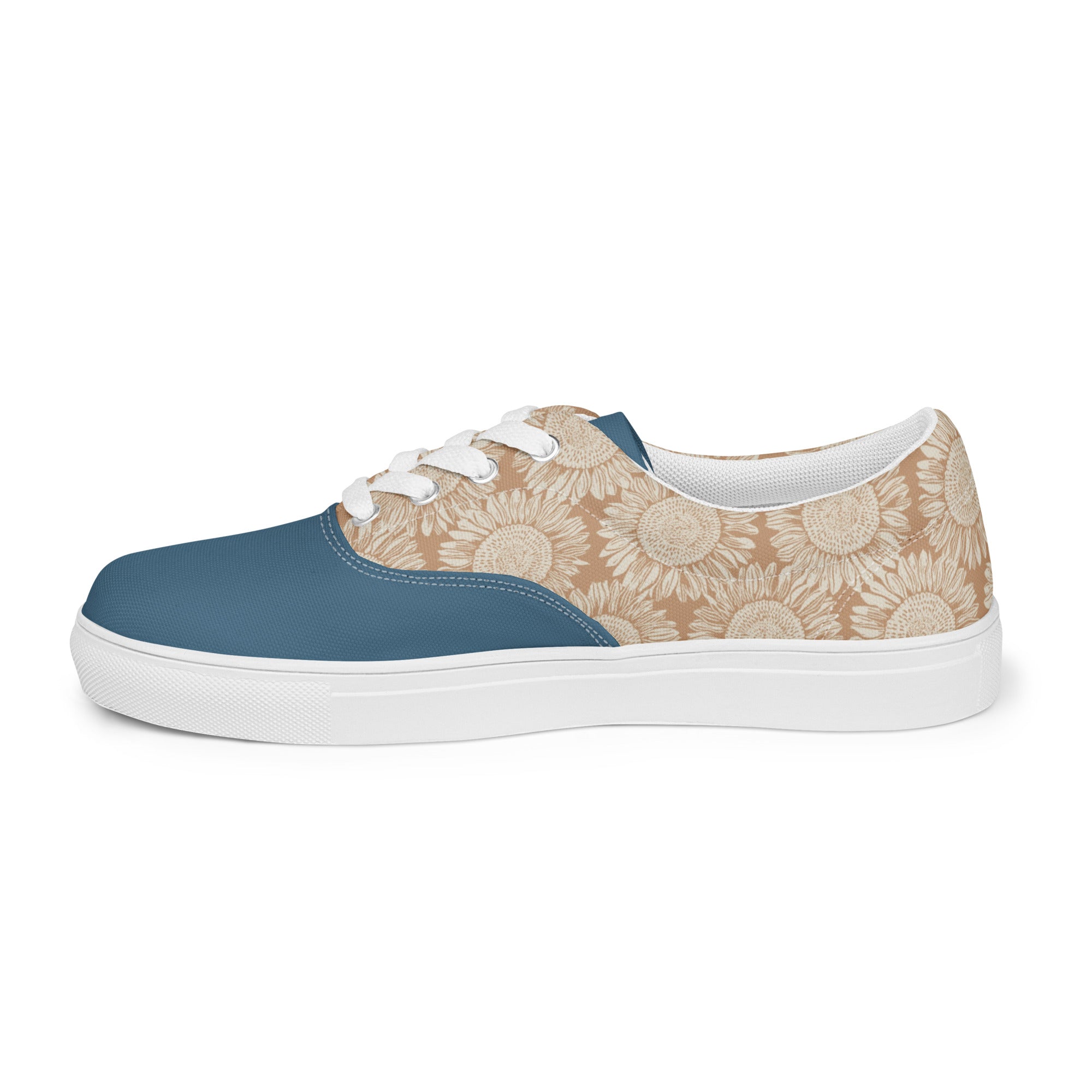 Faded Sunflower Women’s lace-up canvas shoes