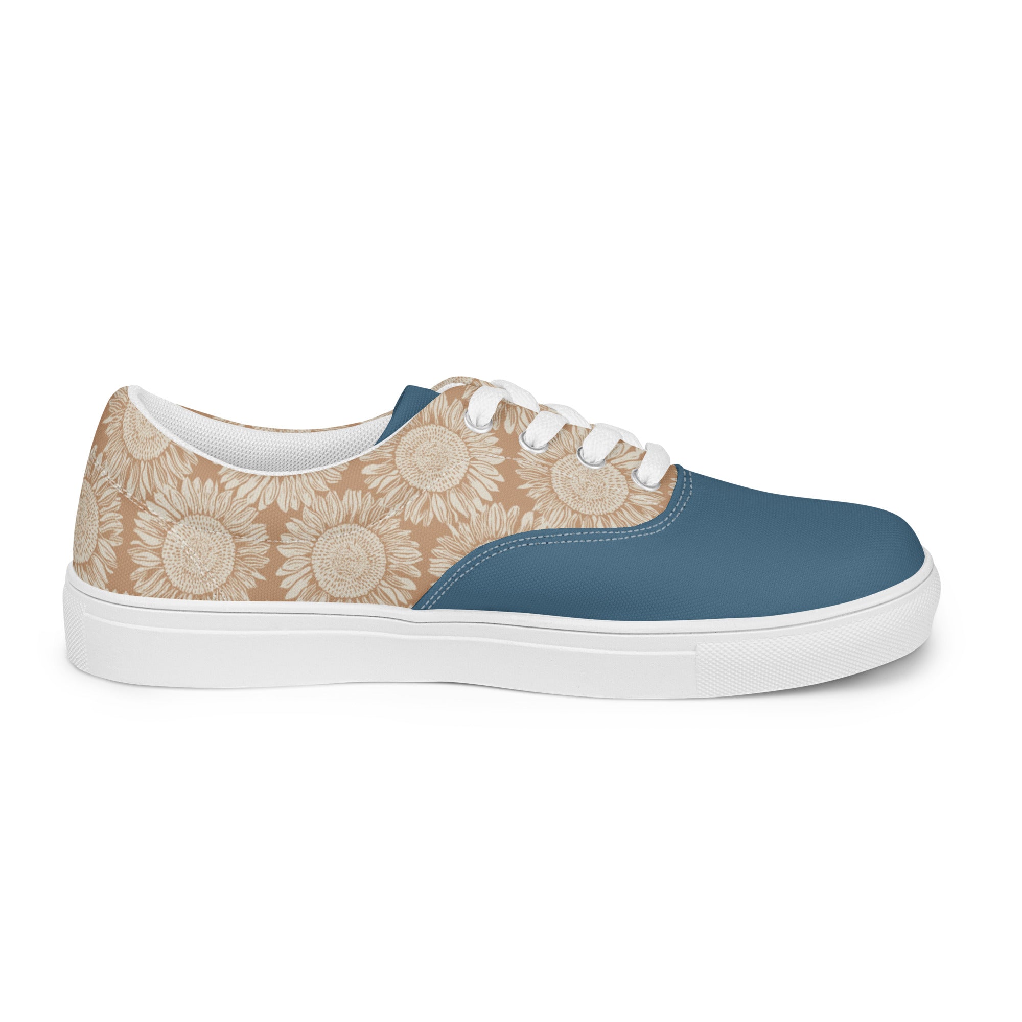 Faded Sunflower Women’s lace-up canvas shoes