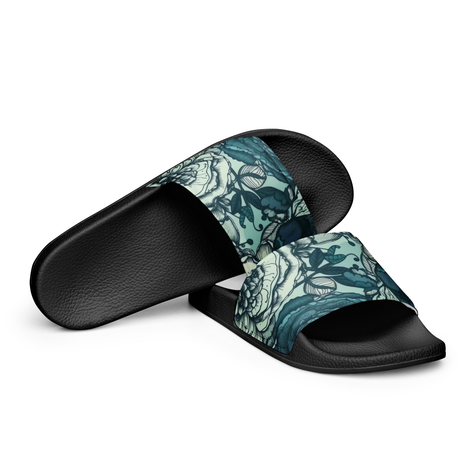 Blossom Blues Women's slides