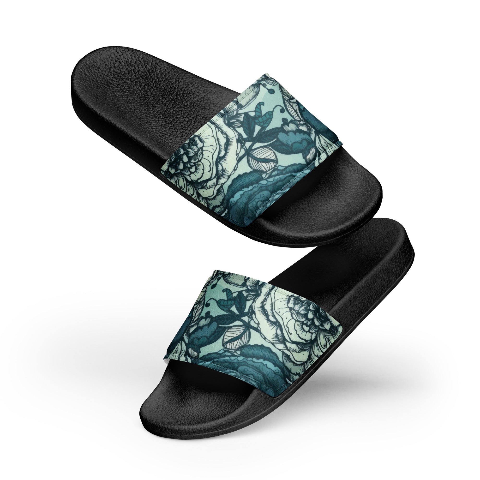 Blossom Blues Women's slides