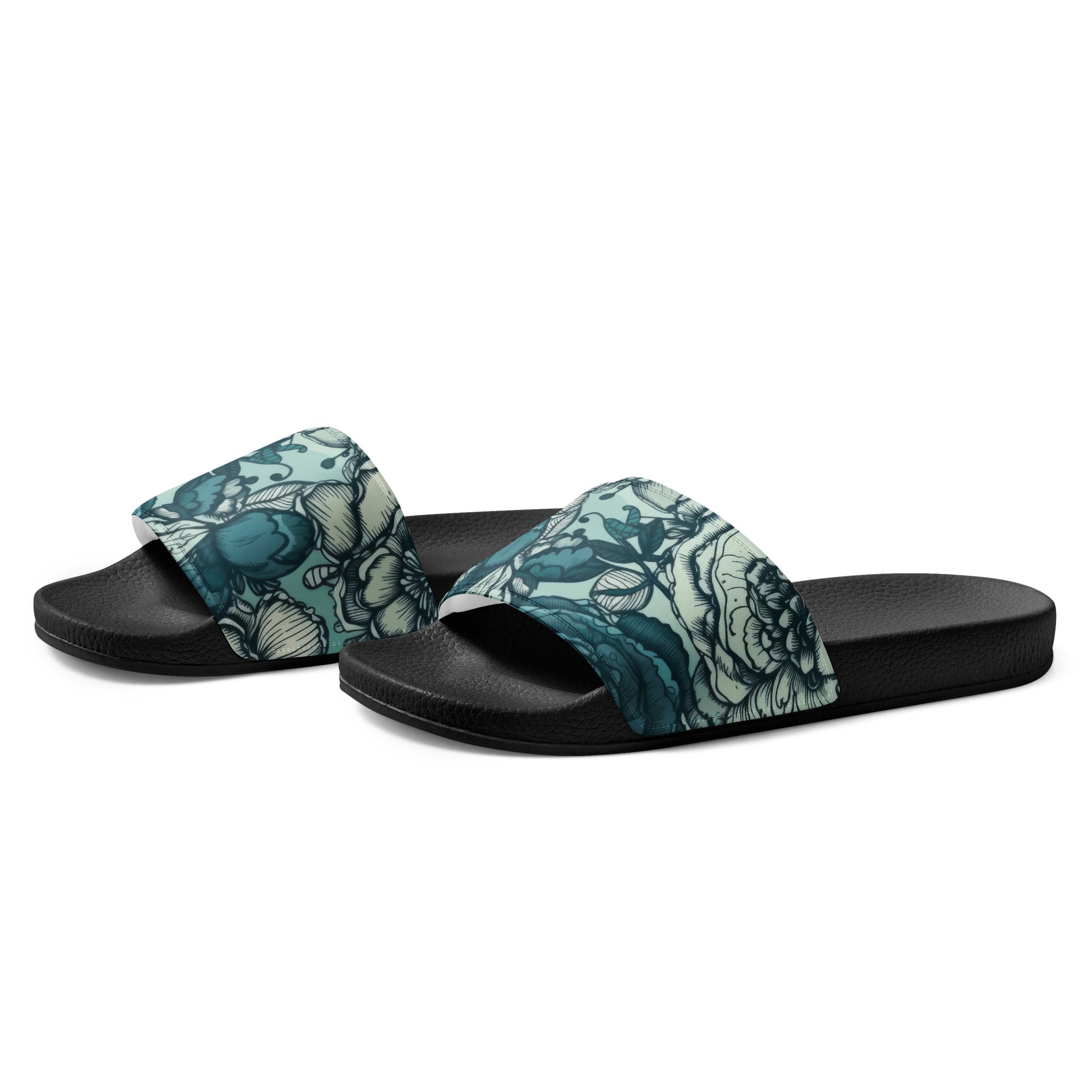 Blossom Blues Women's slides