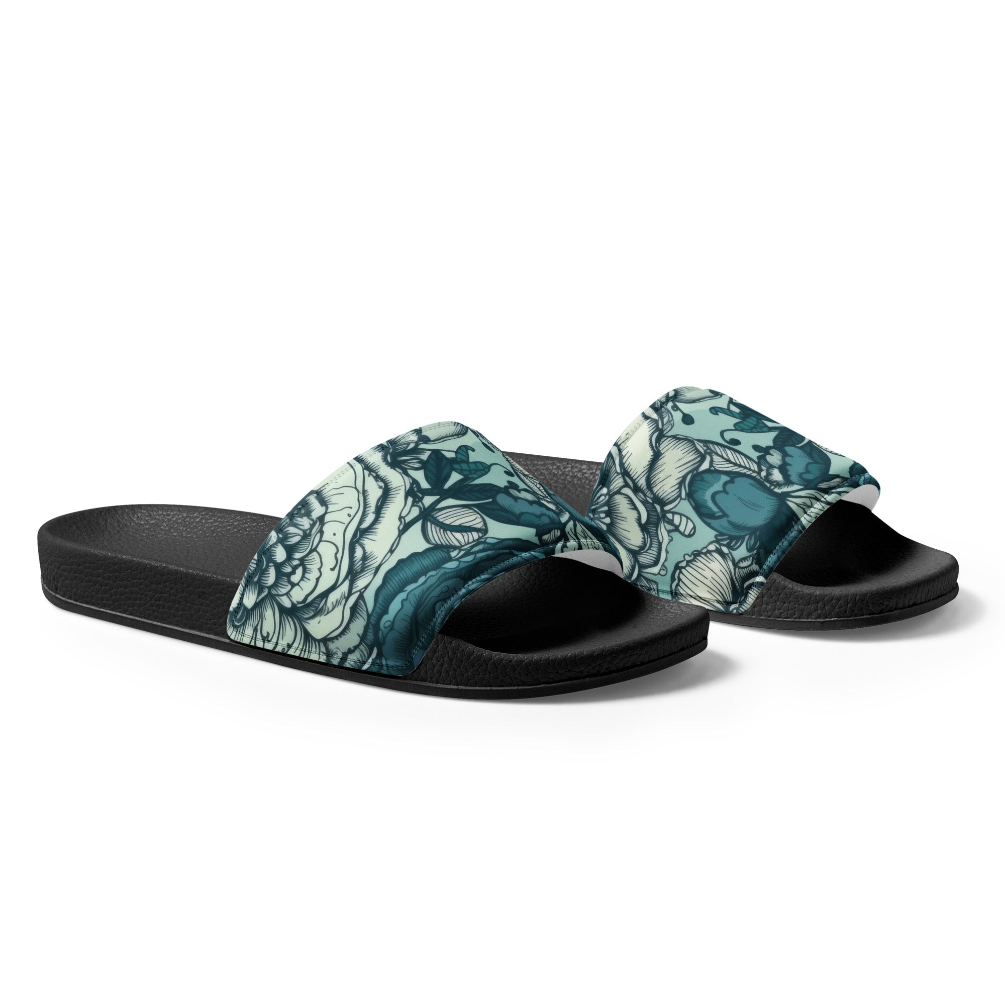 Blossom Blues Women's slides