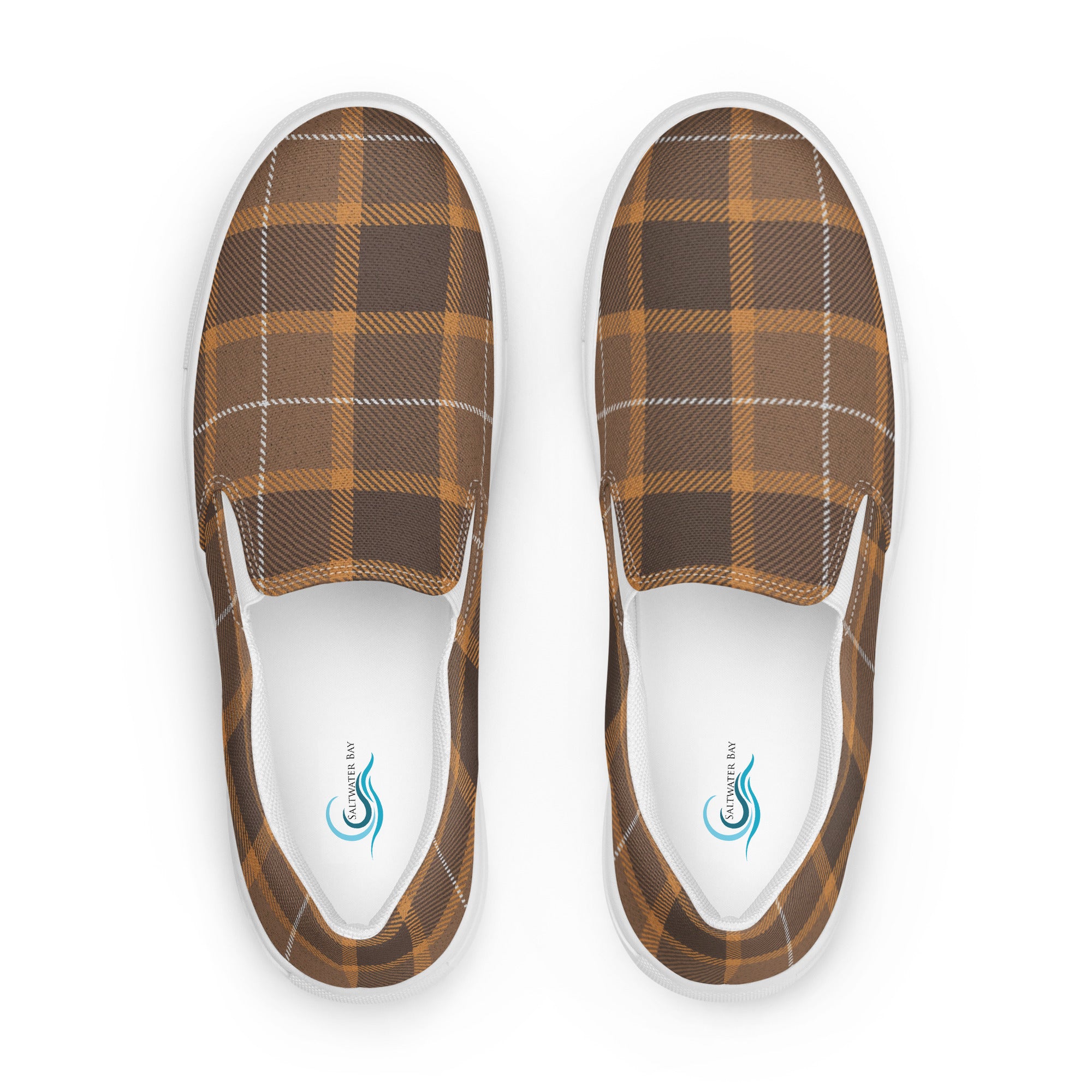 Plaid Women’s slip-on canvas shoes